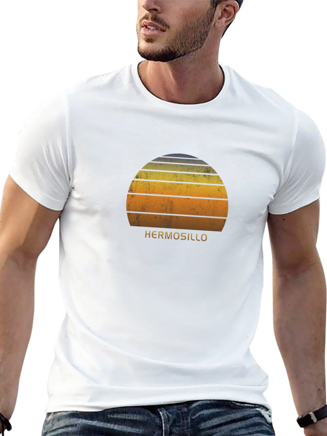 Hermosillo Sunset T-Shirt - Retro Graphic Tee