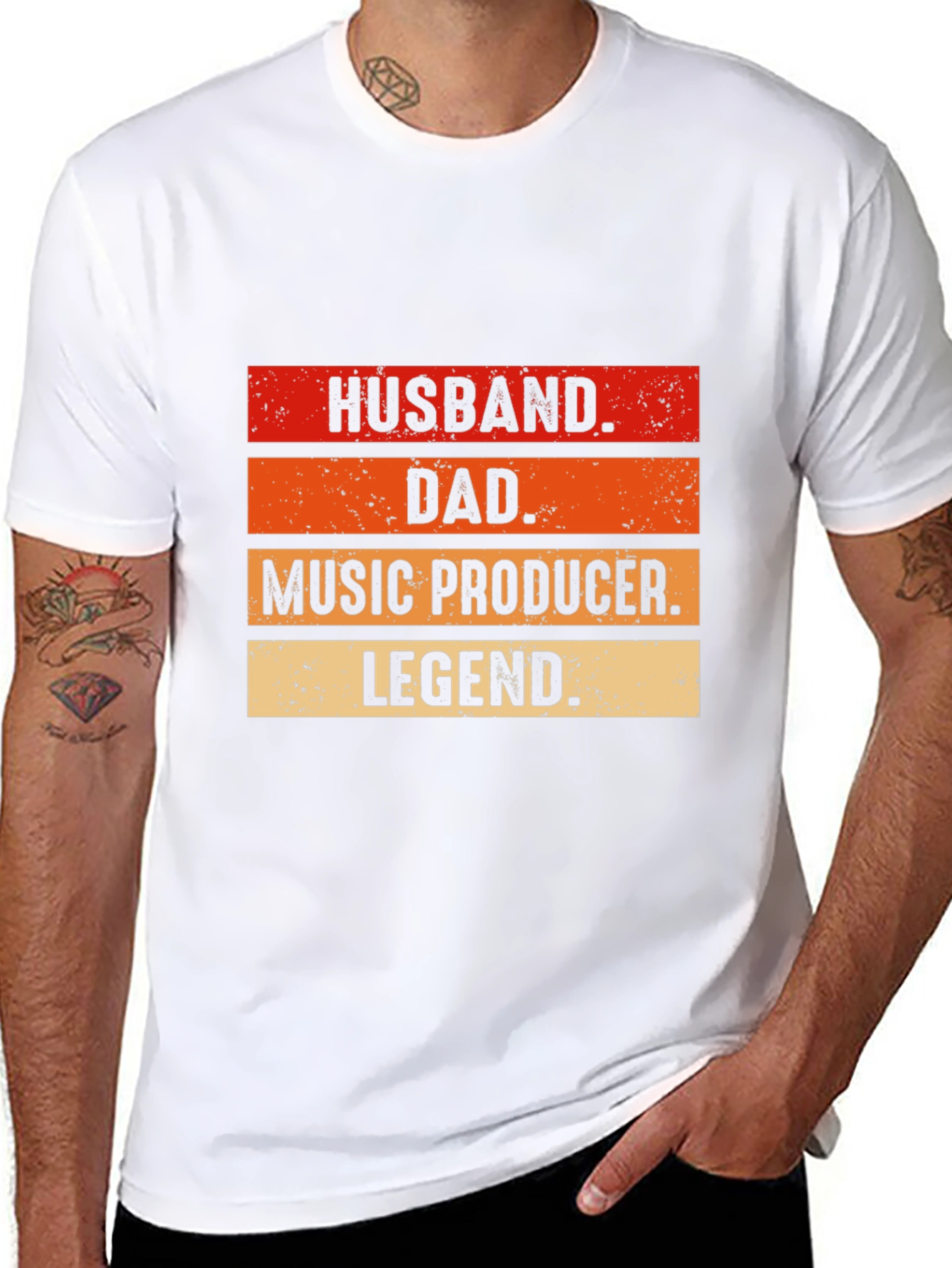 Husband Dad Music Producer Legend T-Shirt