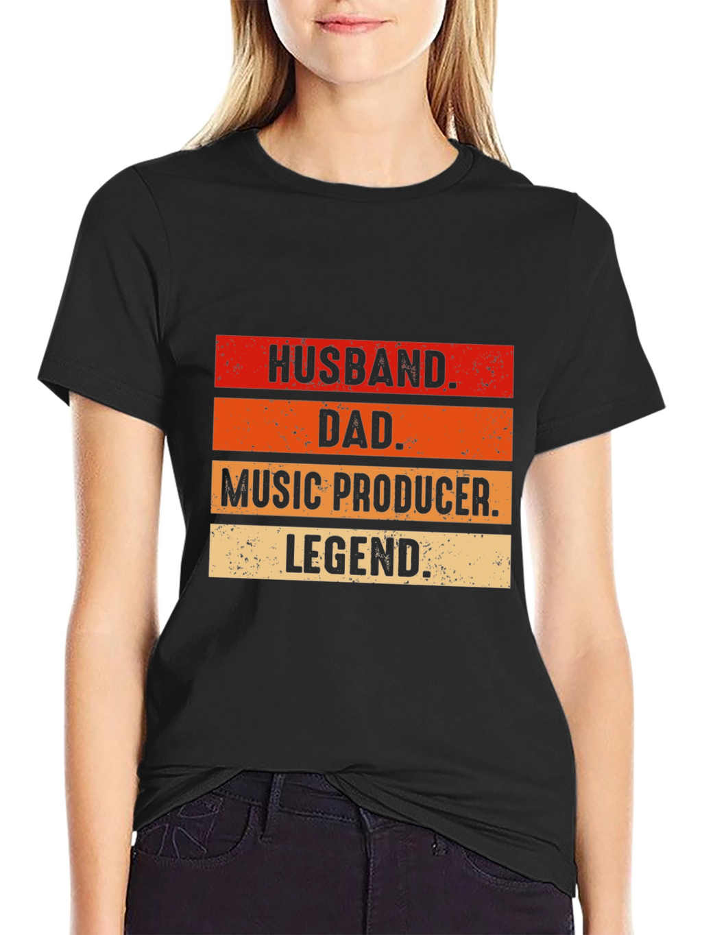 Husband Dad Music Producer Legend T-Shirt