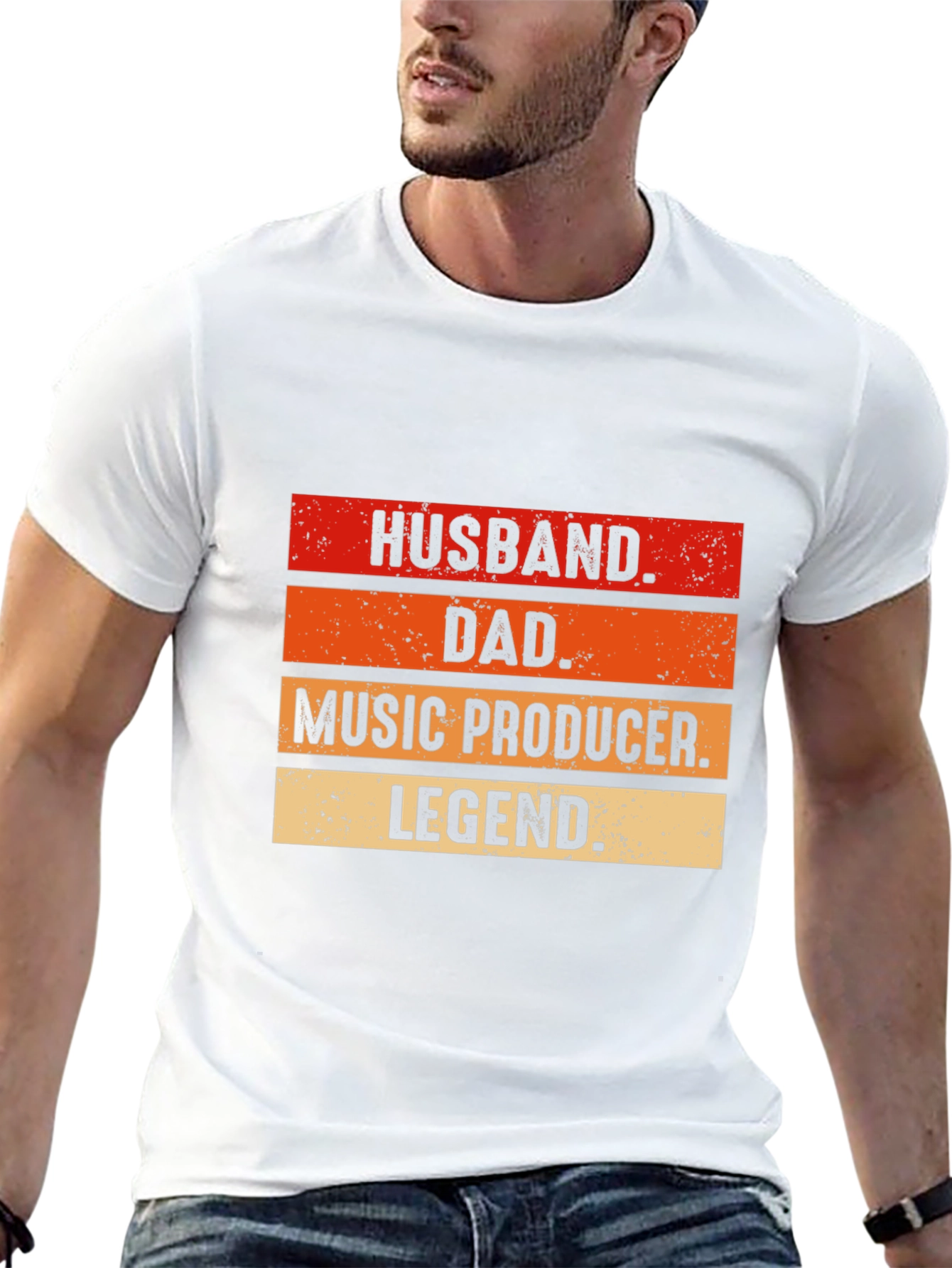 Husband Dad Music Producer Legend T-Shirt