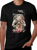 Astronaut Ramen T-Shirt - Unique Graphic Tee