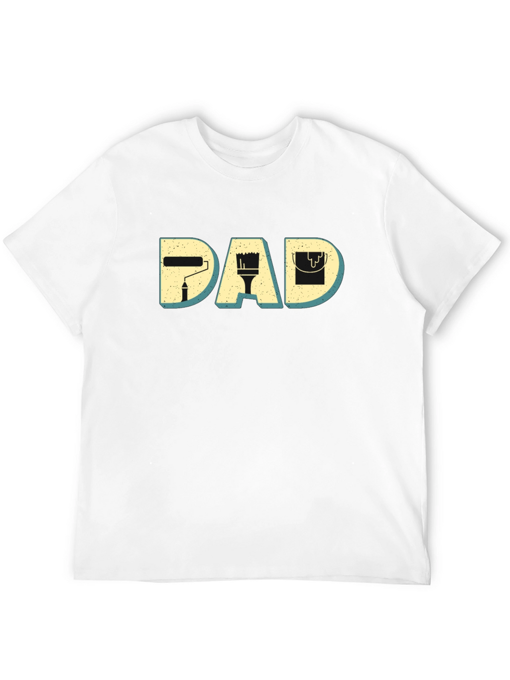 Painter Dad Graphic T-Shirt - Mens Crew Neck Tee
