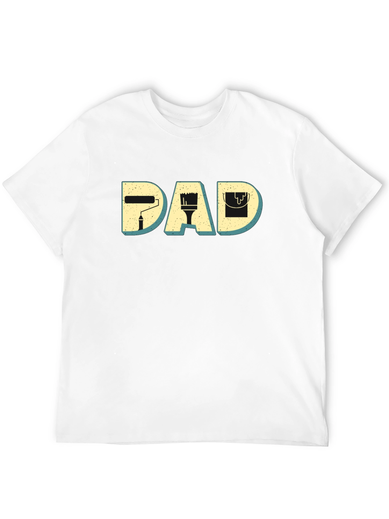 Painter Dad Graphic T-Shirt - Mens Crew Neck Tee