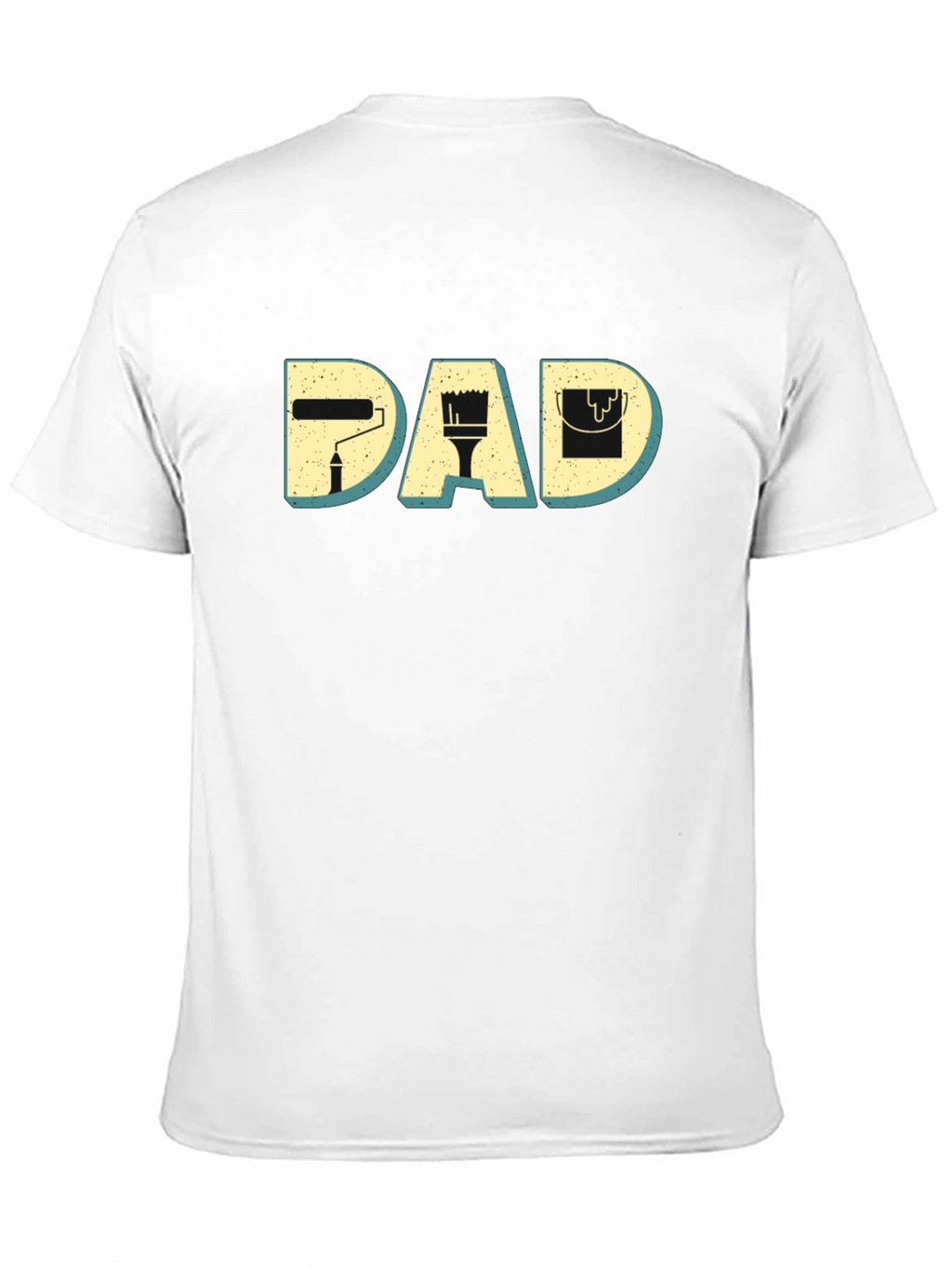 Painter Dad Graphic T-Shirt - Mens Crew Neck Tee