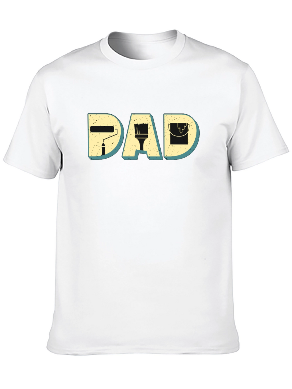 Painter Dad Graphic T-Shirt - Mens Crew Neck Tee