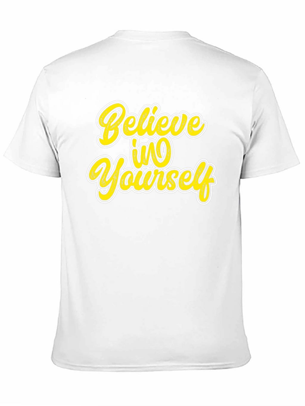 Believe in Yourself Graphic Black T-Shirt