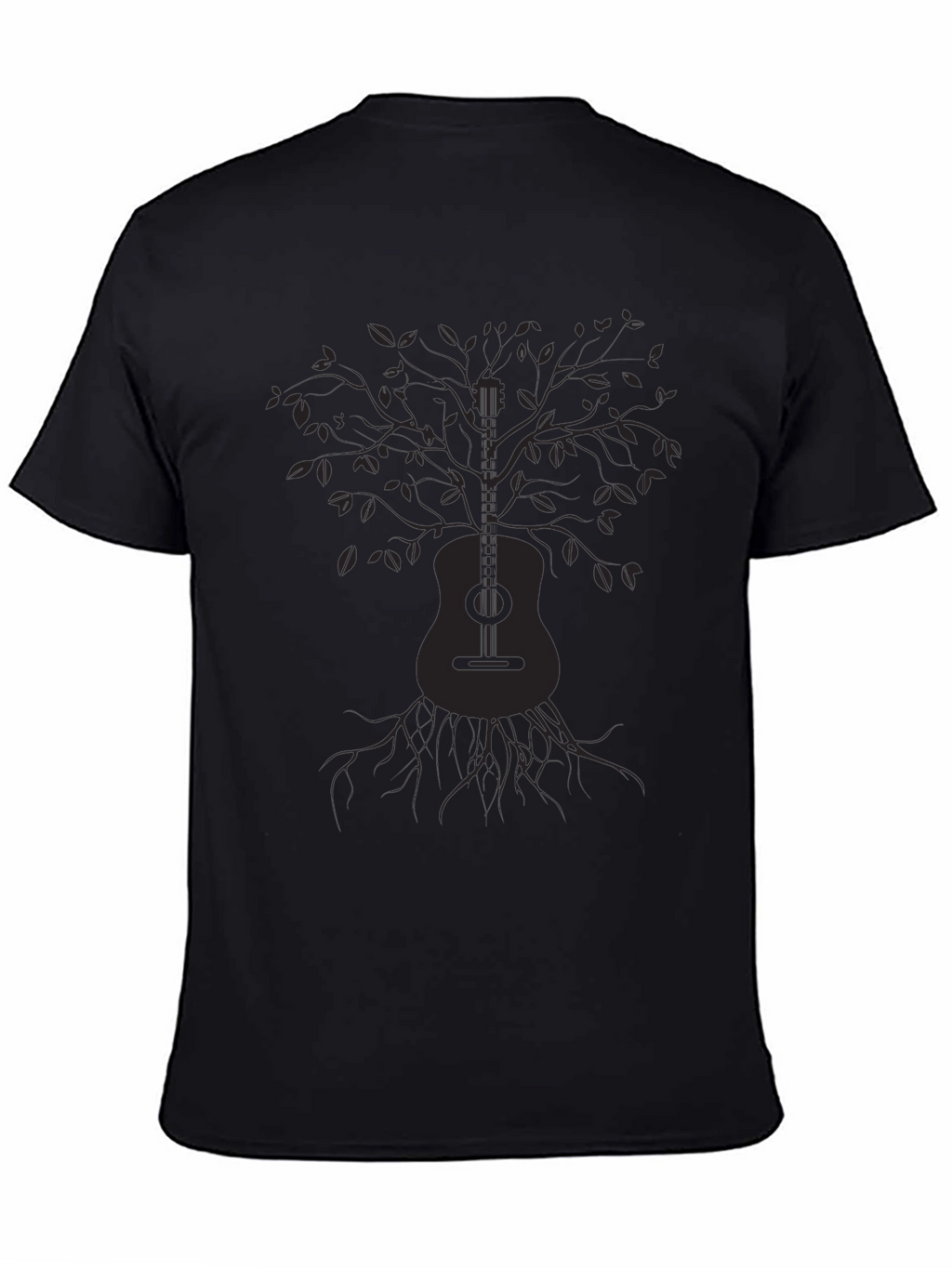Guitar Tree Graphic T-Shirt - Music Lover Tee