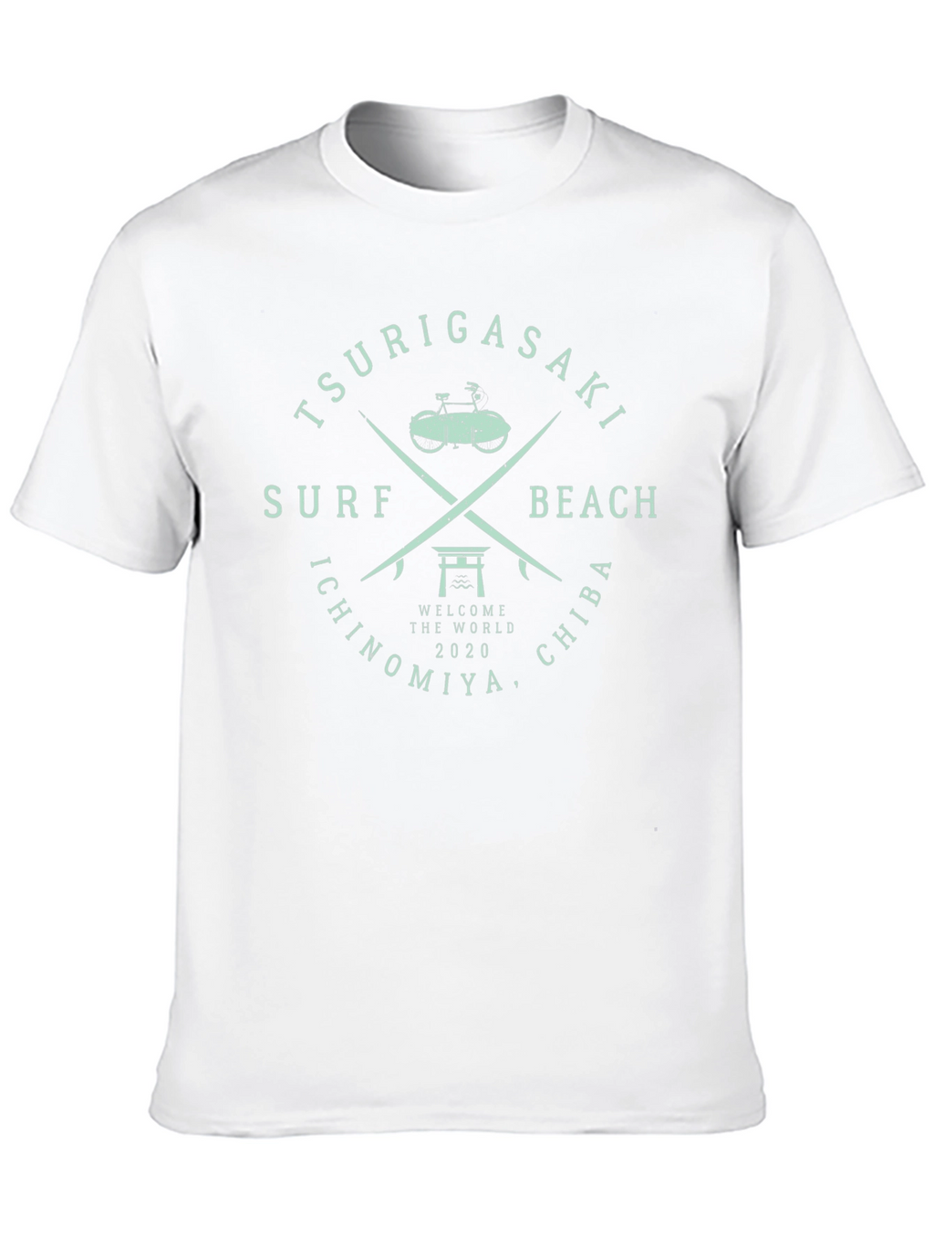 Tsurigasaki Surf Beach Black T-Shirt