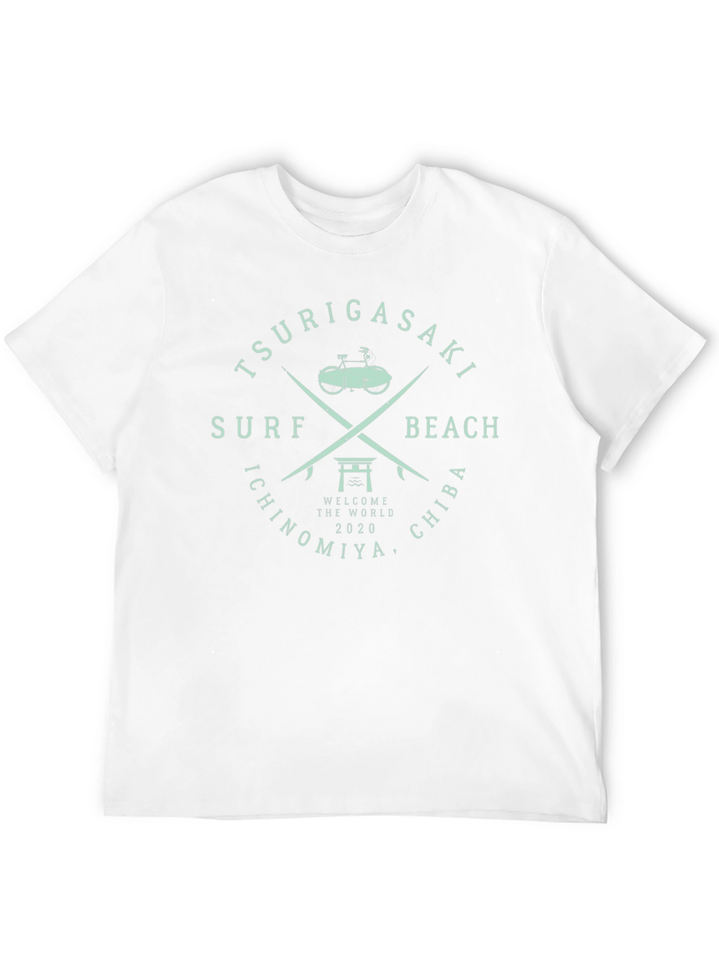 Tsurigasaki Surf Beach Black T-Shirt