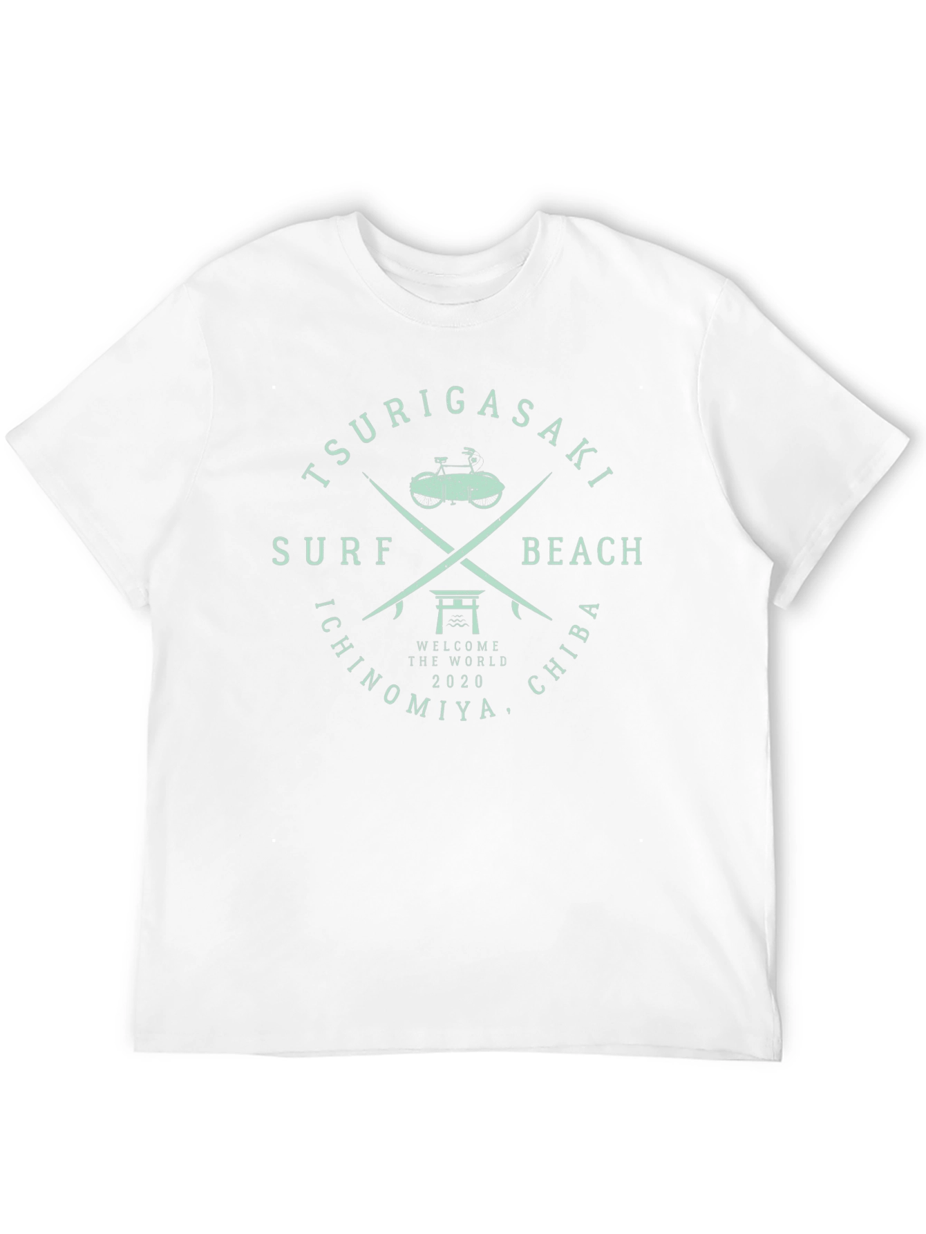 Tsurigasaki Surf Beach Black T-Shirt