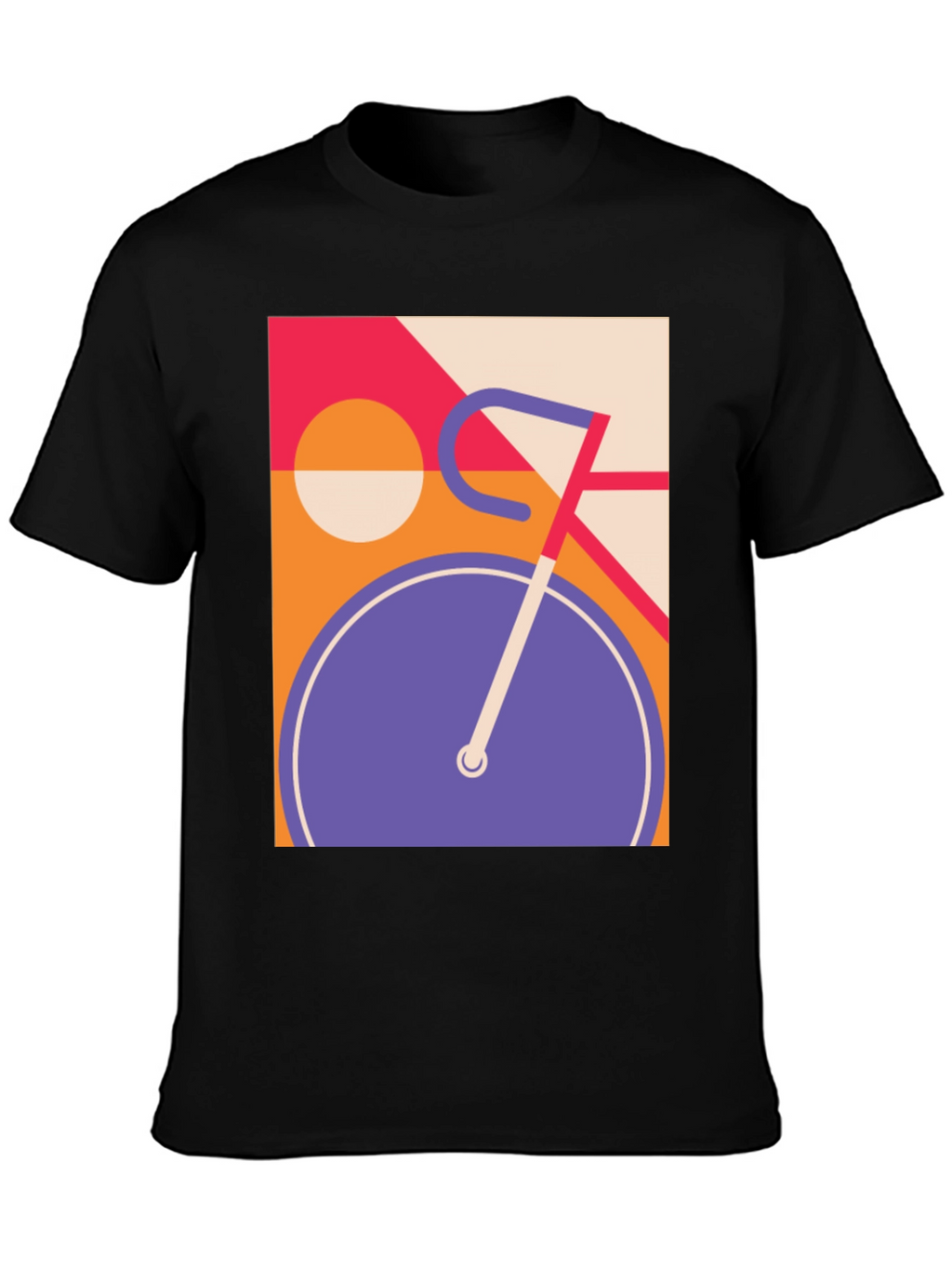 Retro Bicycle Graphic T-Shirt - Cool Modern Design