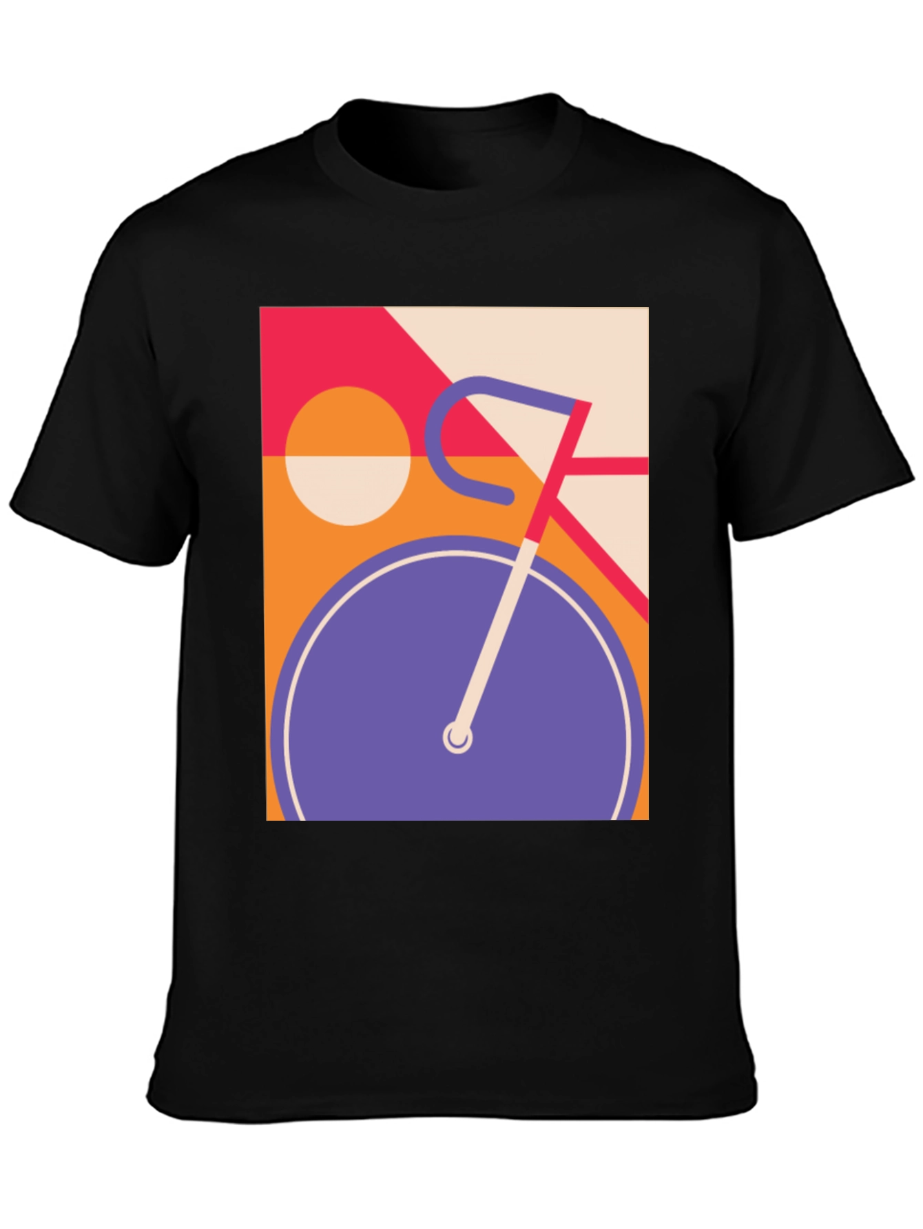 Retro Bicycle Graphic T-Shirt - Cool Modern Design