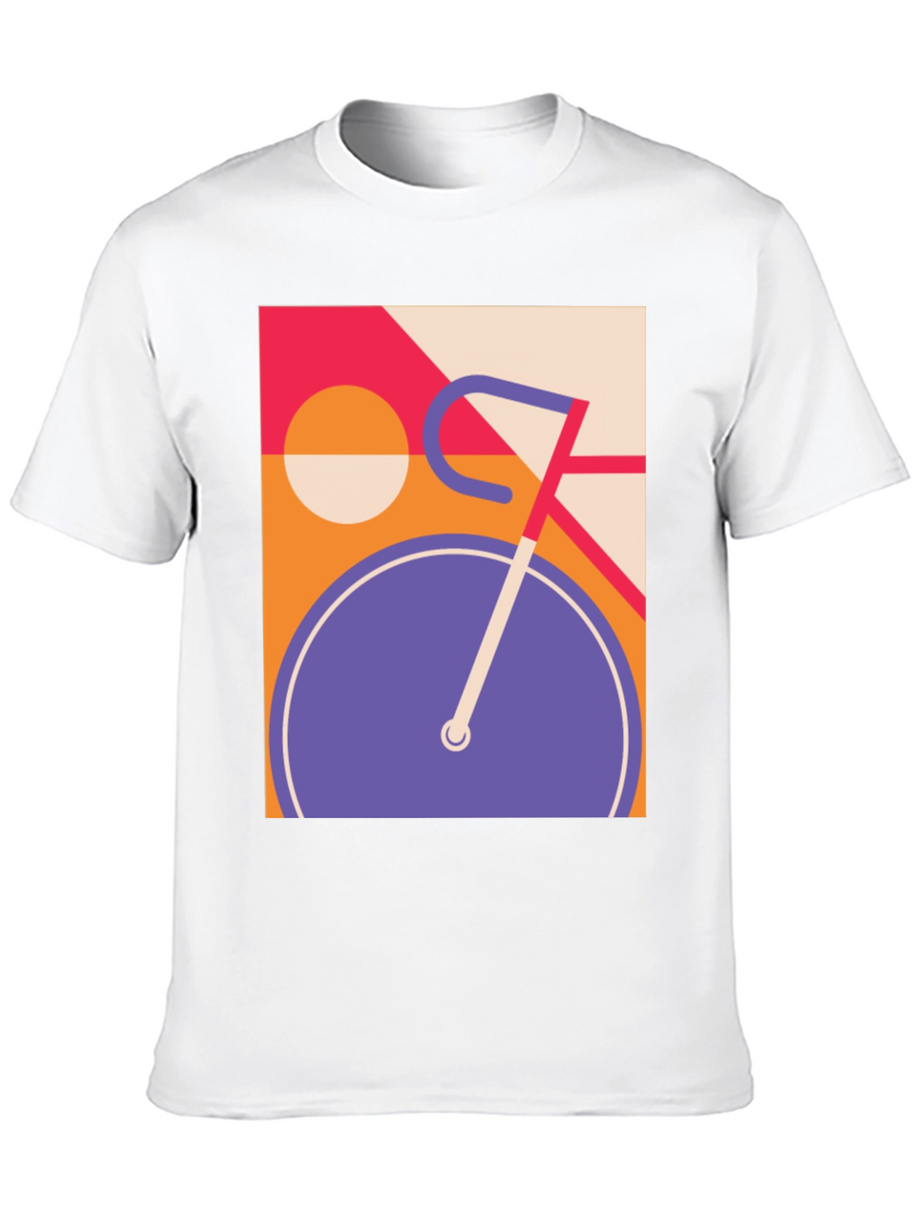 Retro Bicycle Graphic T-Shirt - Cool Modern Design
