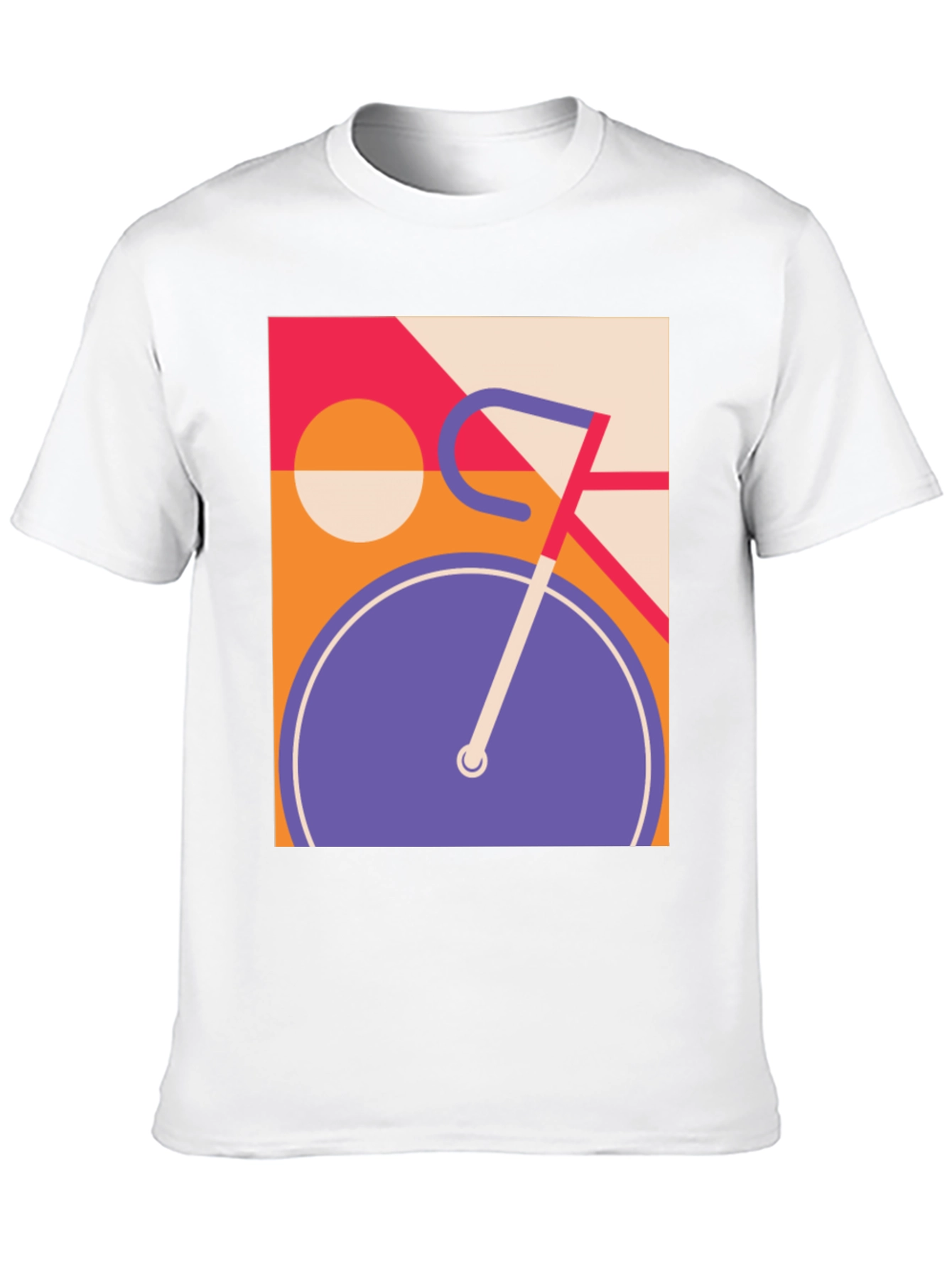 Retro Bicycle Graphic T-Shirt - Cool Modern Design