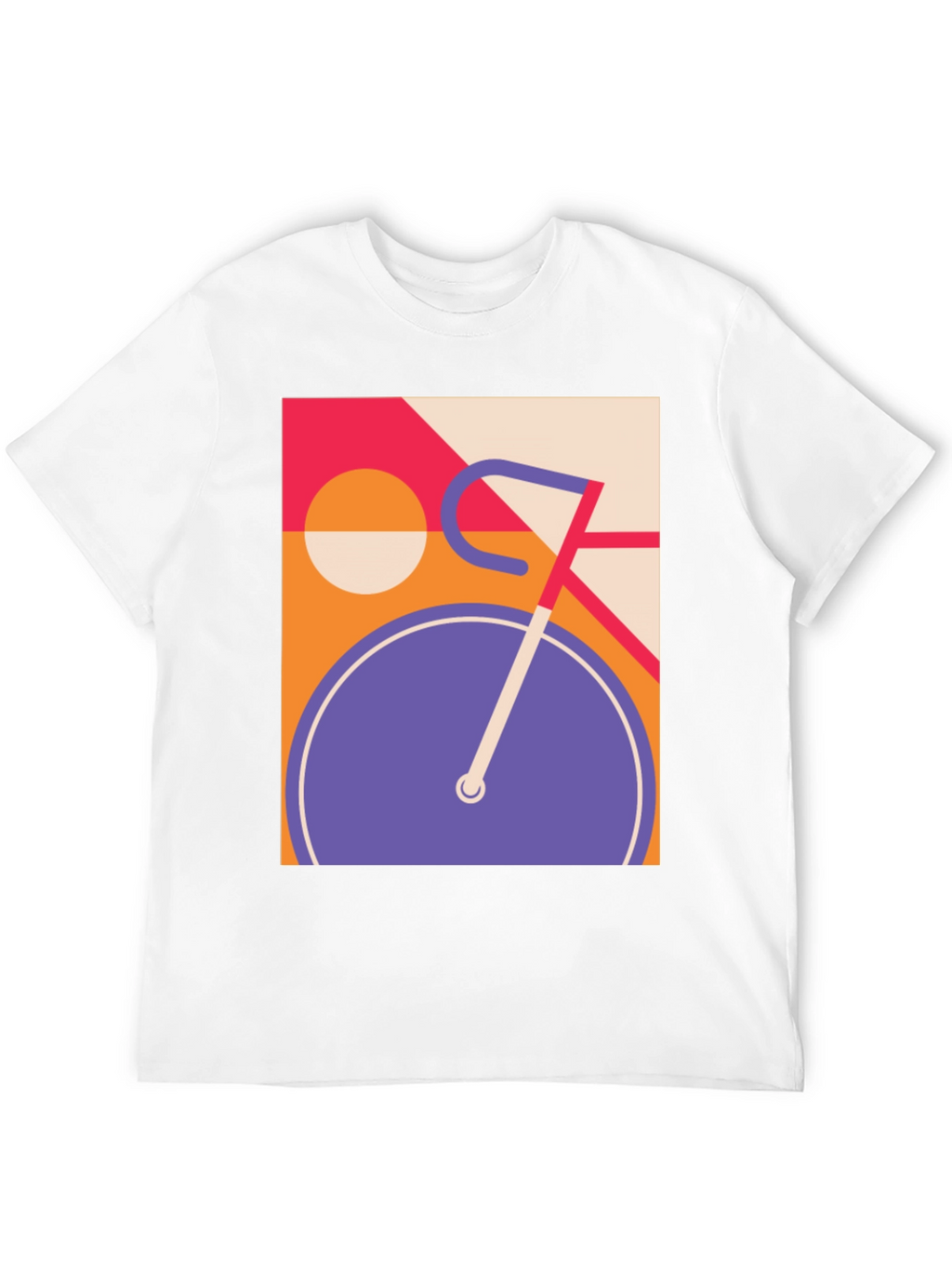 Retro Bicycle Graphic T-Shirt - Cool Modern Design