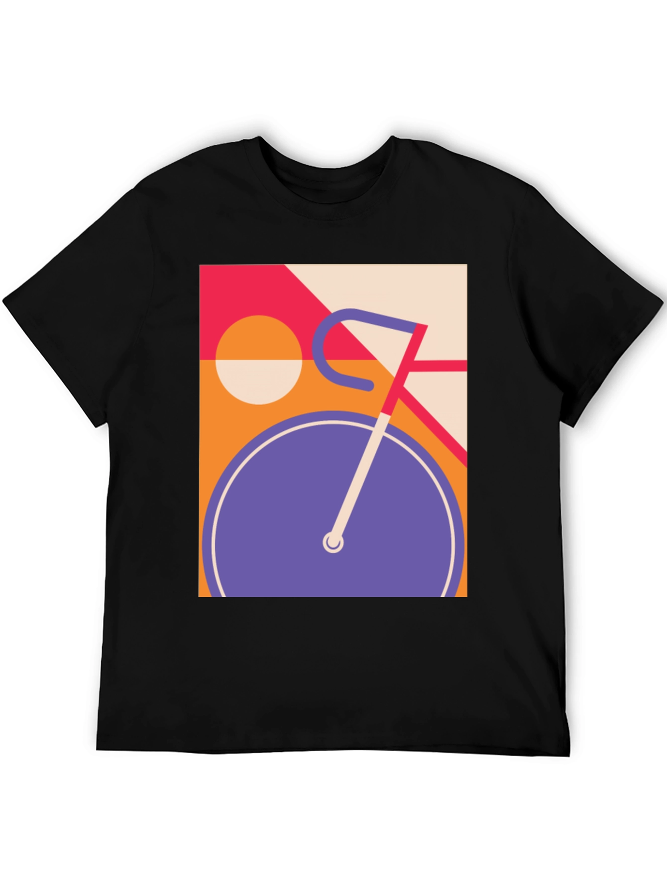 Retro Bicycle Graphic T-Shirt - Cool Modern Design