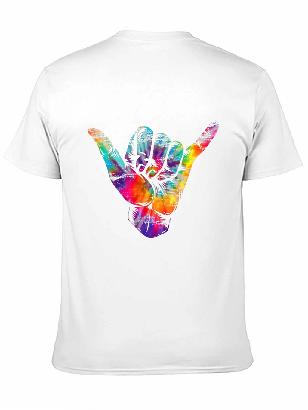 Shaka Hand Tie Dye T-Shirt - Hang Loose Tee