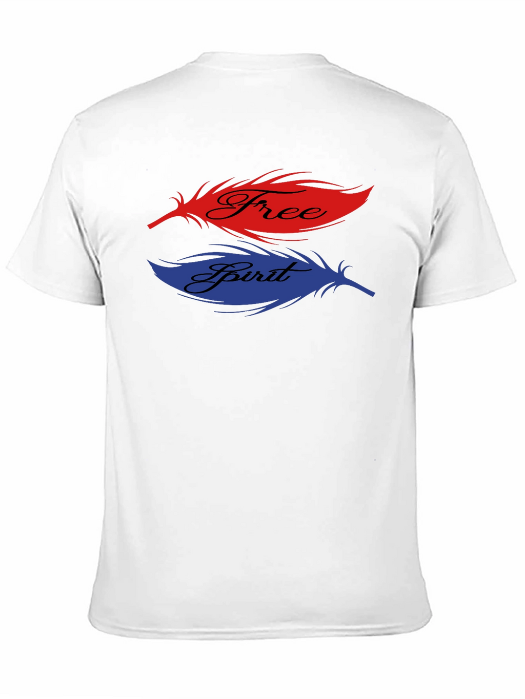 Free Spirit Feather Graphic T-Shirt
