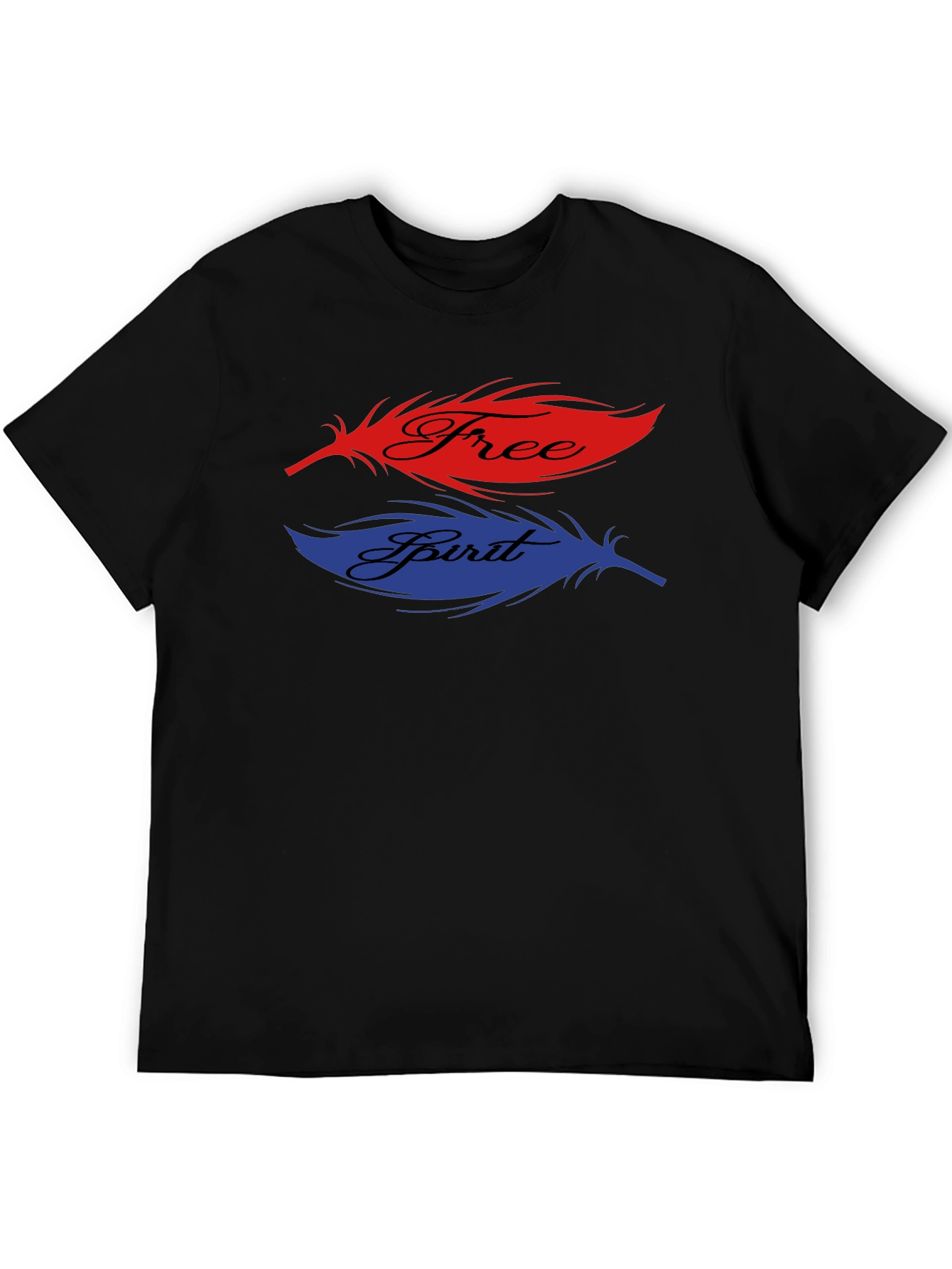 Free Spirit Feather Graphic T-Shirt