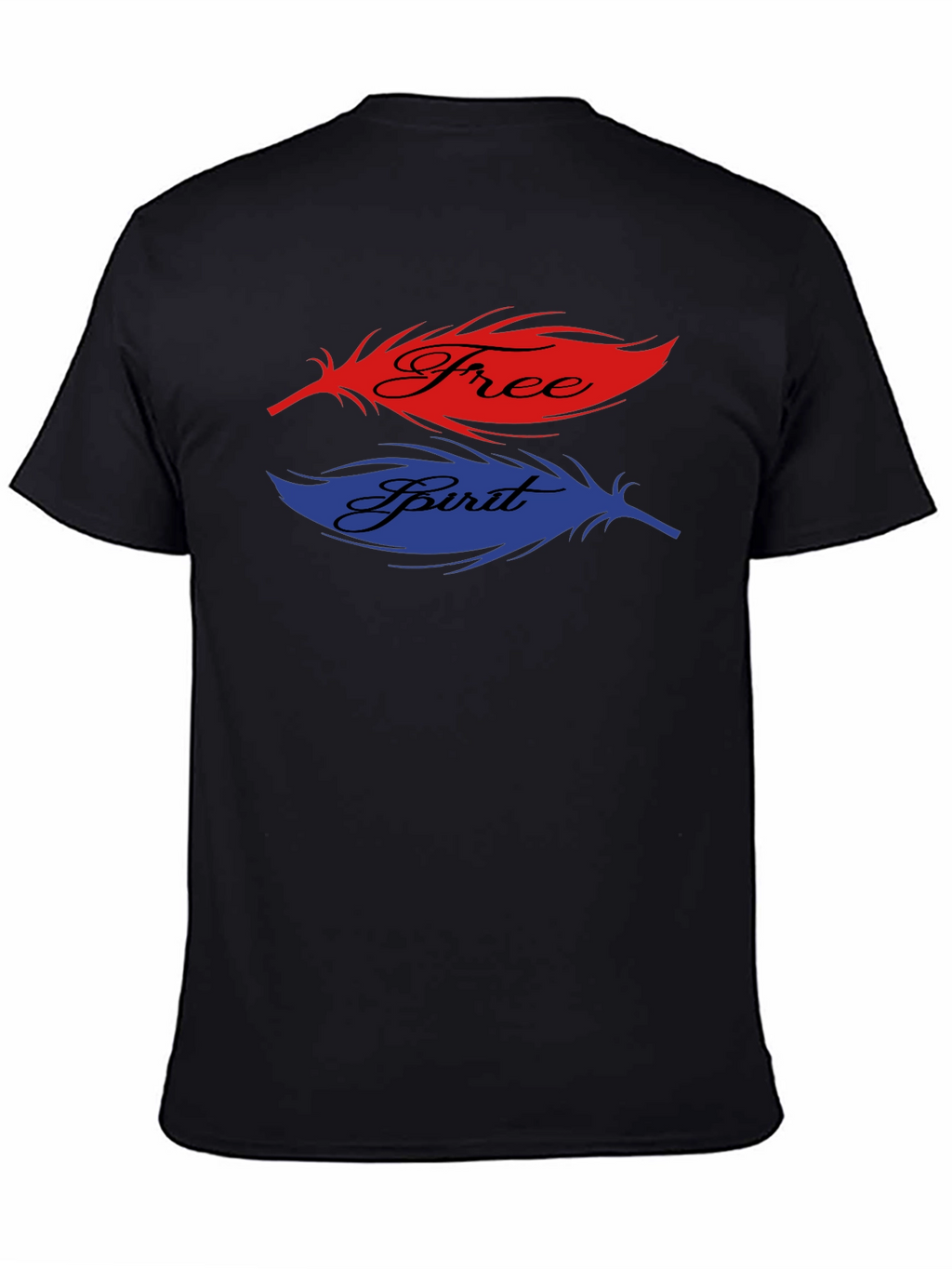 Free Spirit Feather Graphic T-Shirt