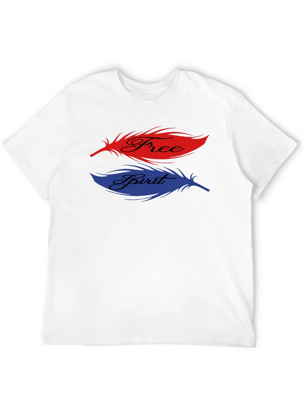 Free Spirit Feather Graphic T-Shirt