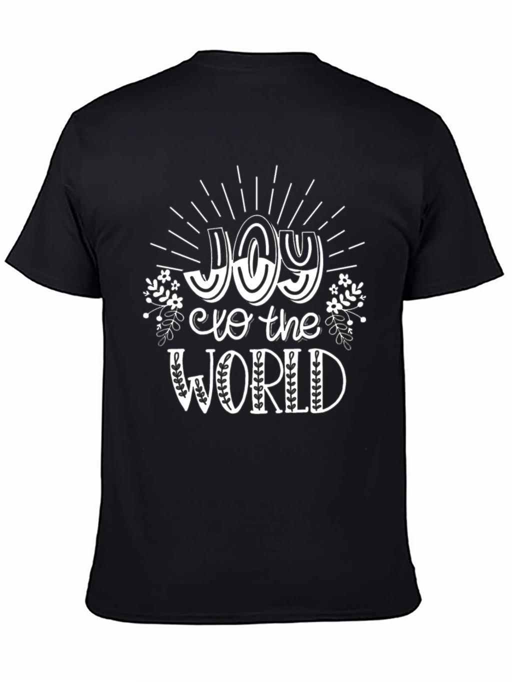 Joy to the World Black Graphic Tee