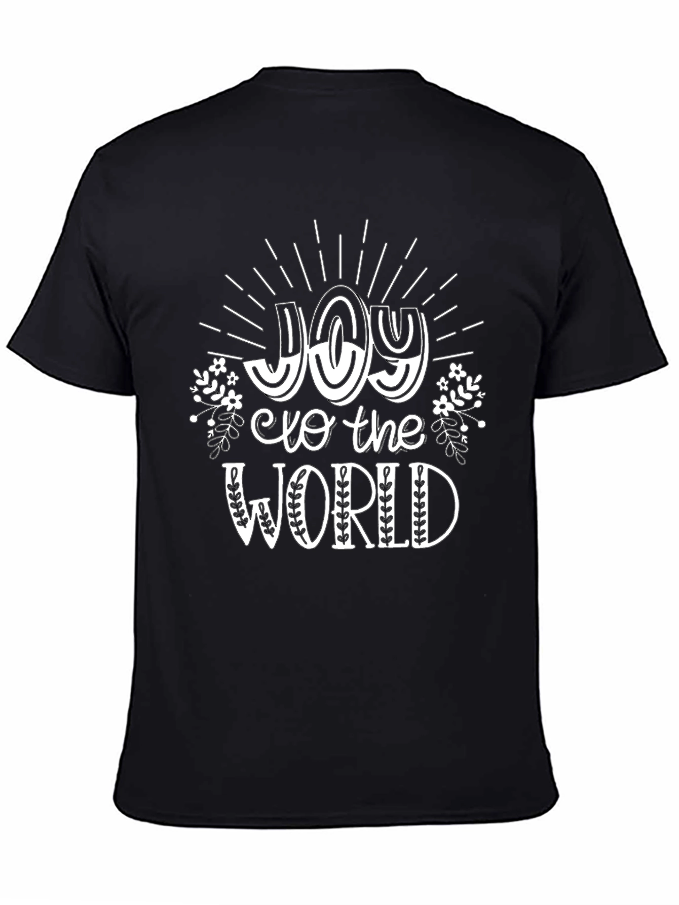 Joy to the World Black Graphic Tee