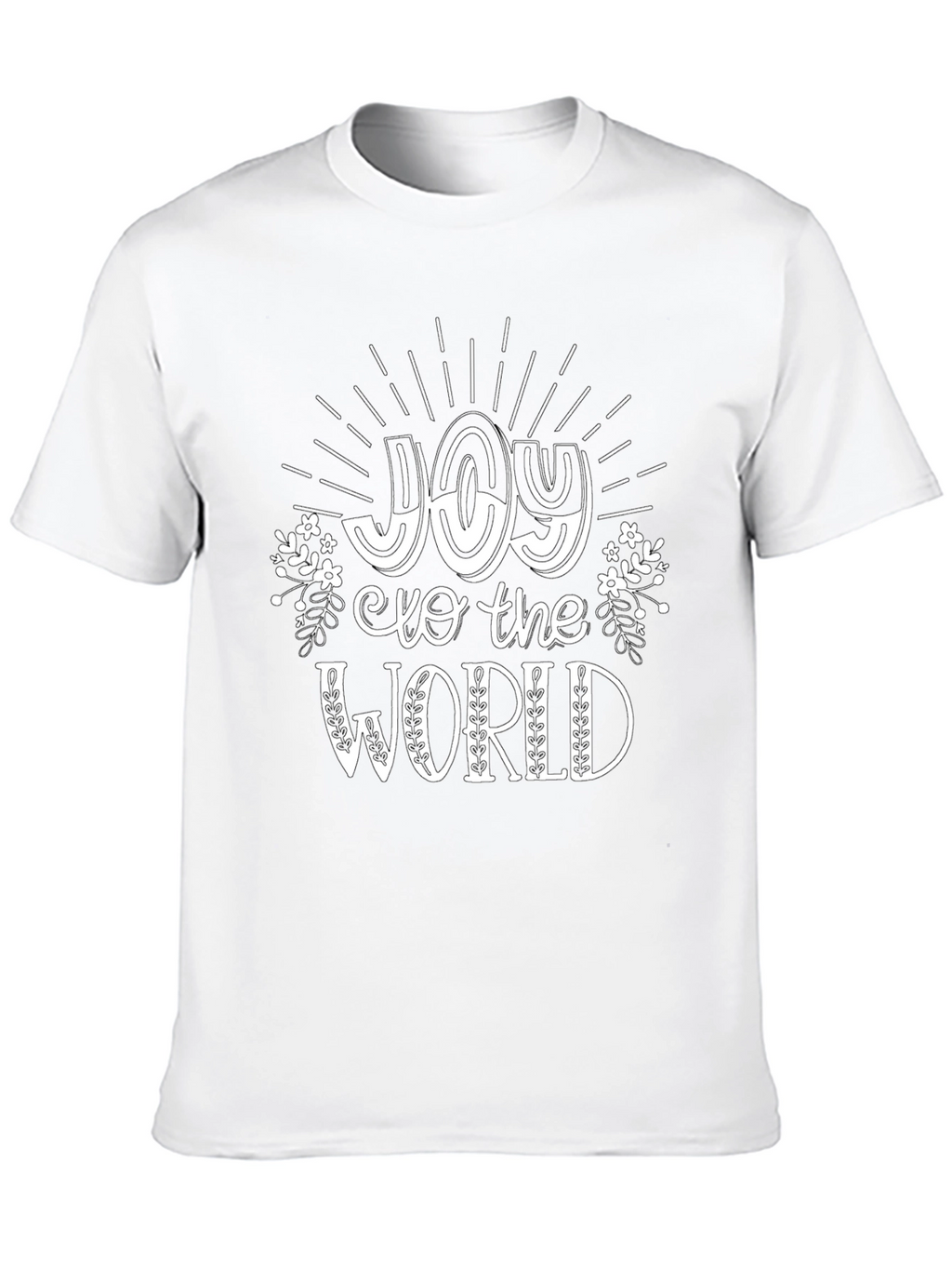 Joy to the World Black Graphic Tee