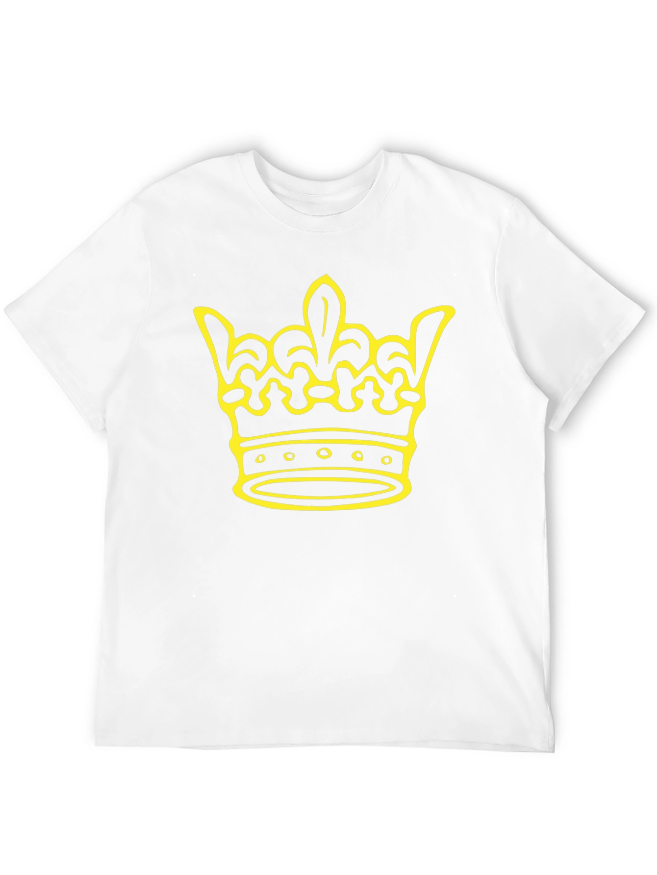Crown Graphic Tee - Black Cotton Blend