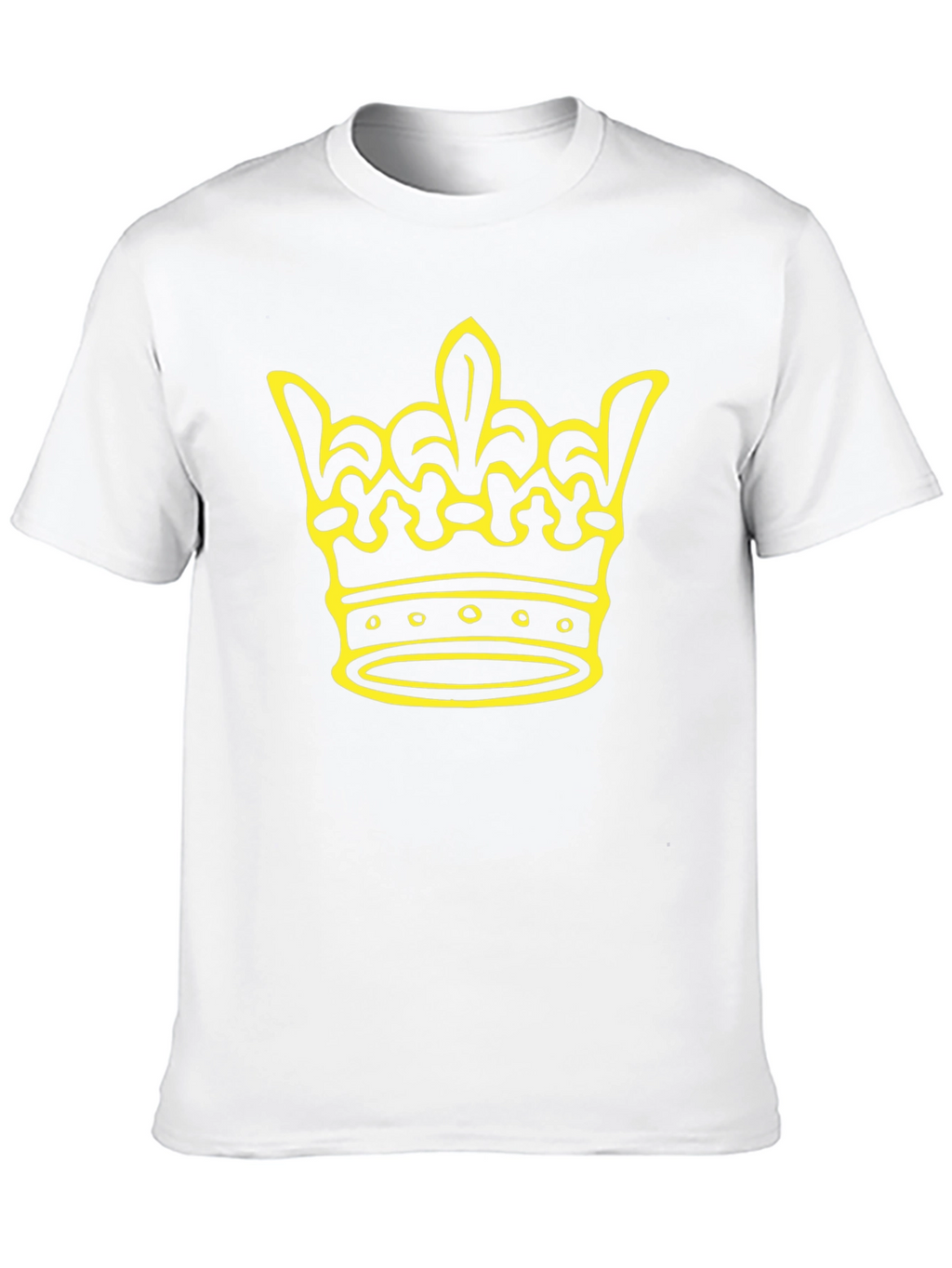 Crown Graphic Tee - Black Cotton Blend