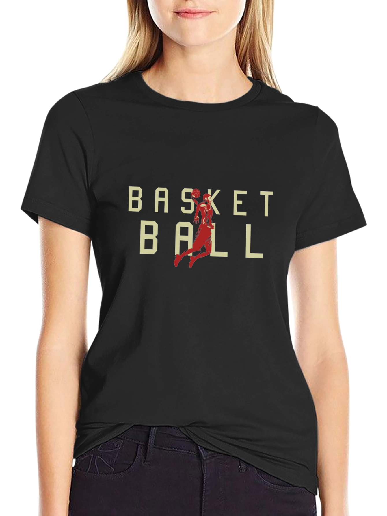 Basketball Graphic Print Tee