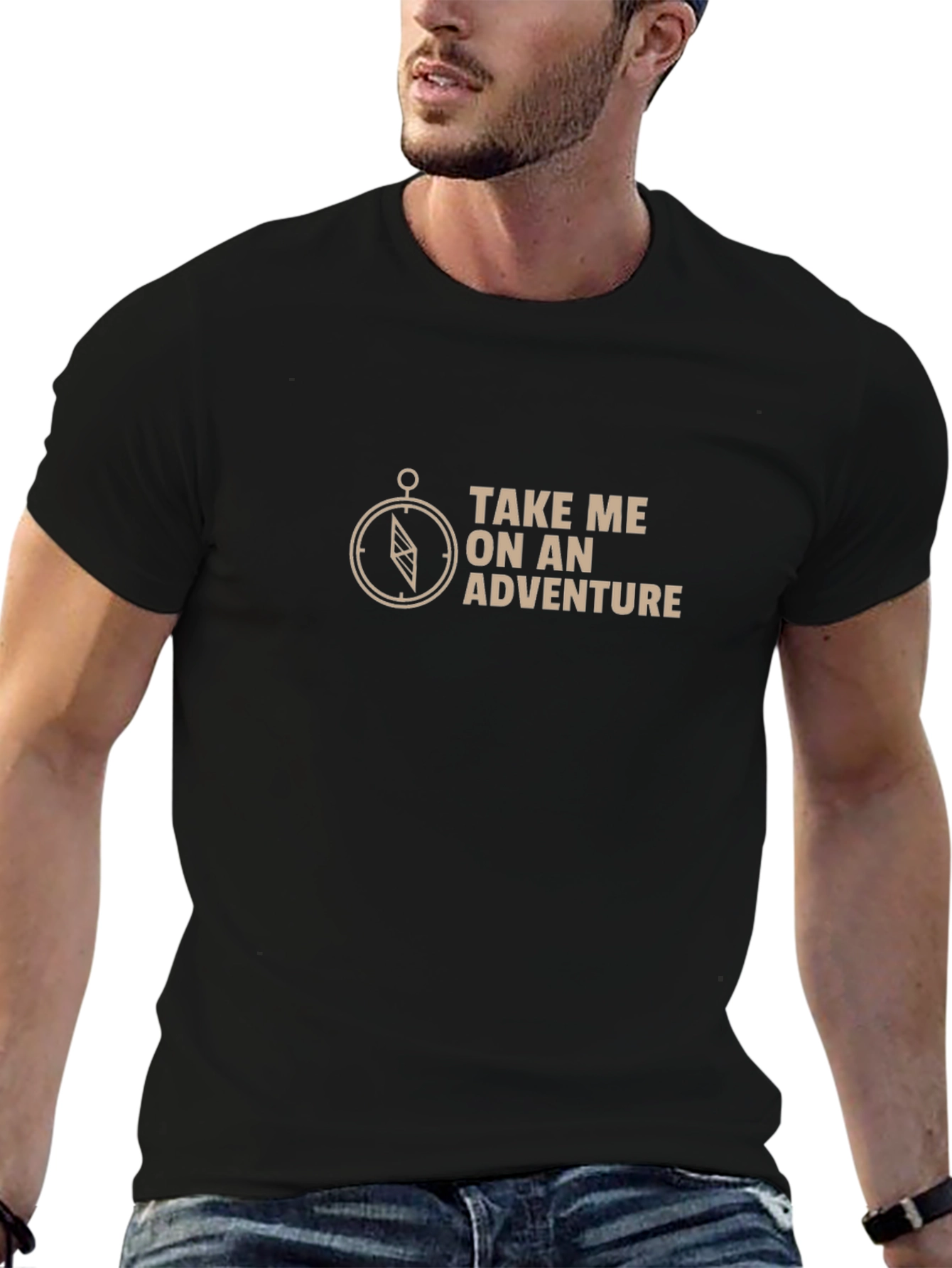 Adventure Compass Graphic Tee - Soft & Stylish