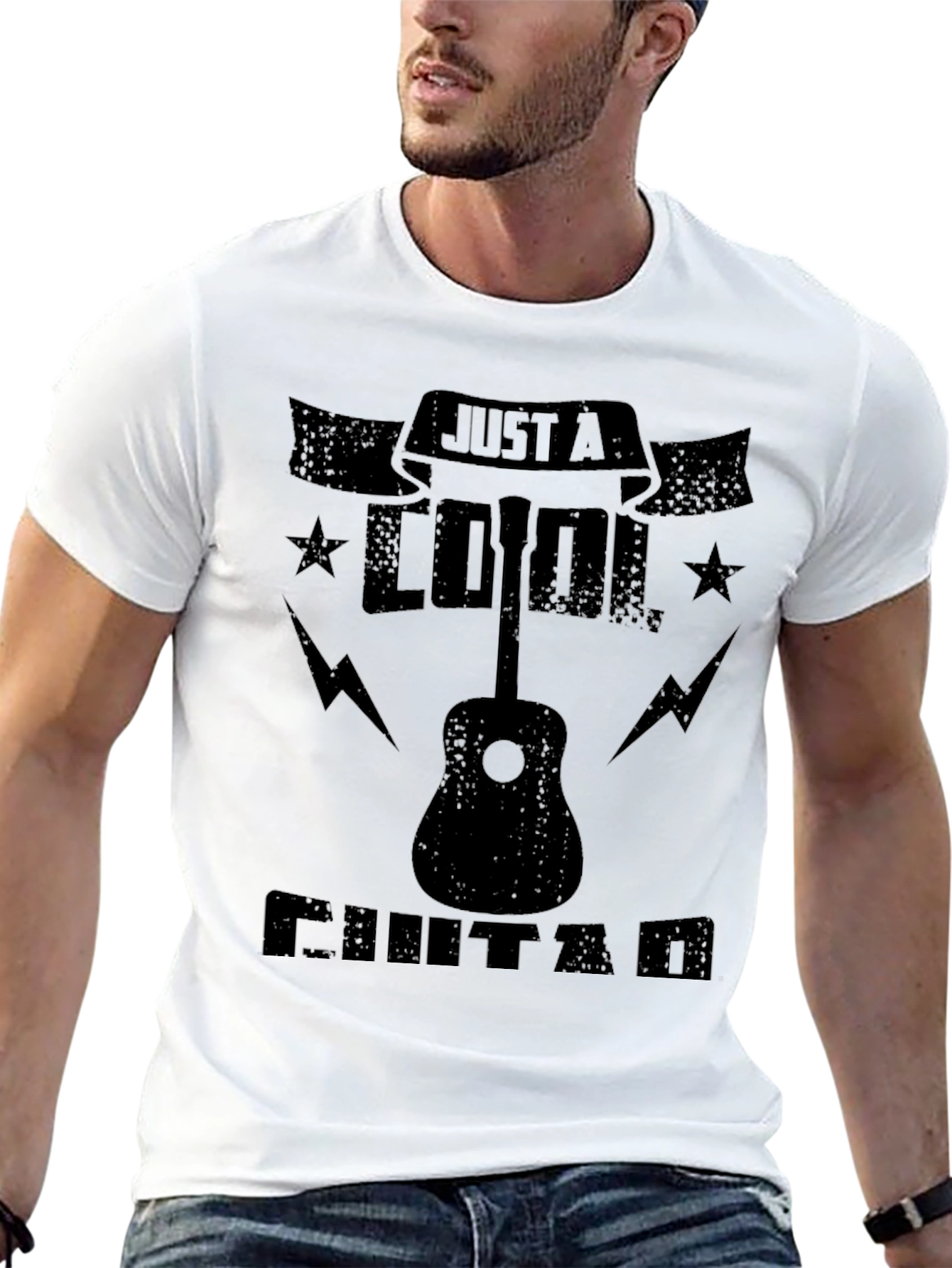 Cool Guitar T-Shirt - Music Lover Graphic Tee