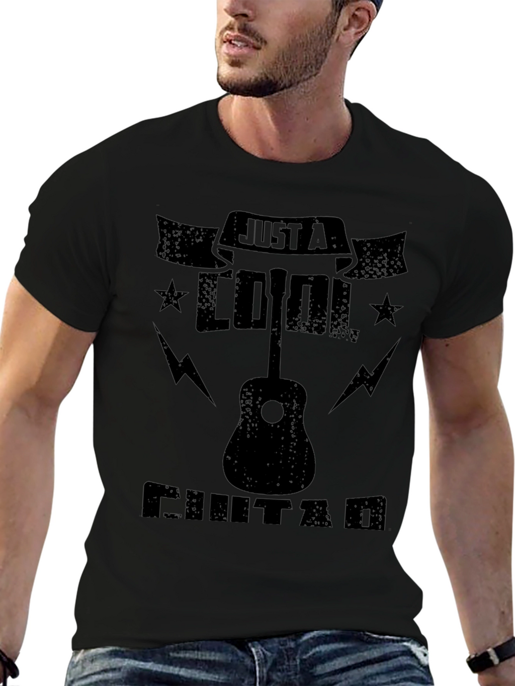 Cool Guitar T-Shirt - Music Lover Graphic Tee