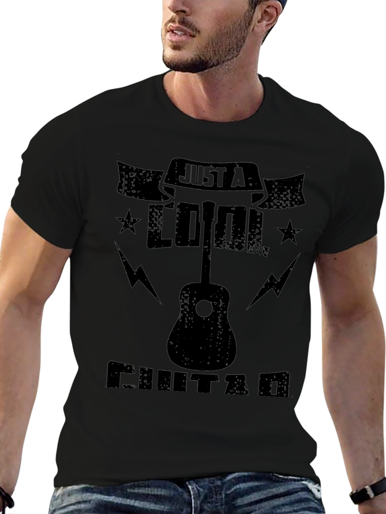 Cool Guitar T-Shirt - Music Lover Graphic Tee