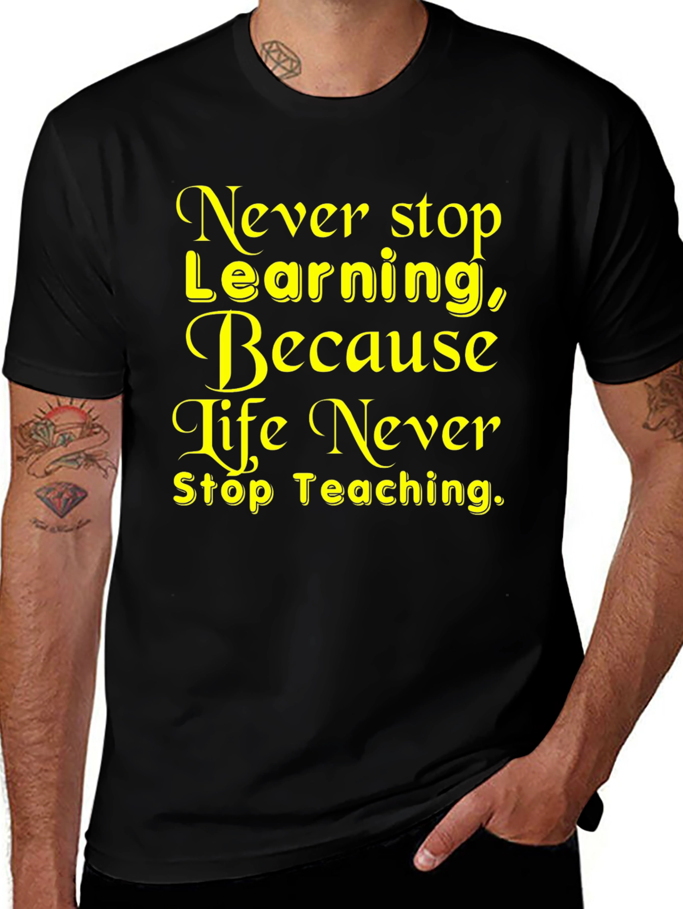 Never Stop Learning T-Shirt