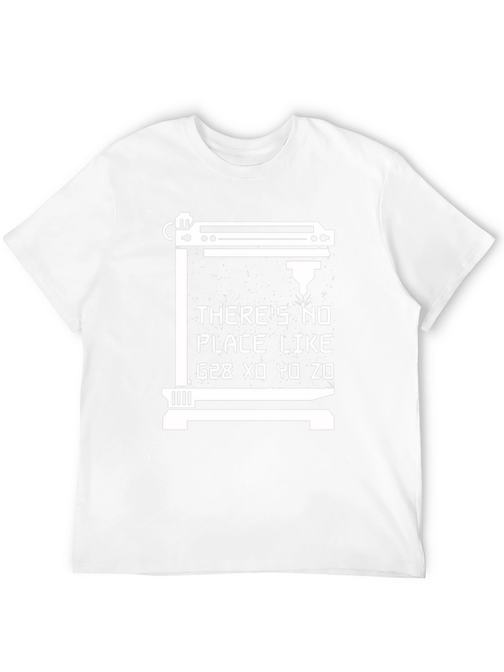 3D Printer Slogan Graphic Tee - Black