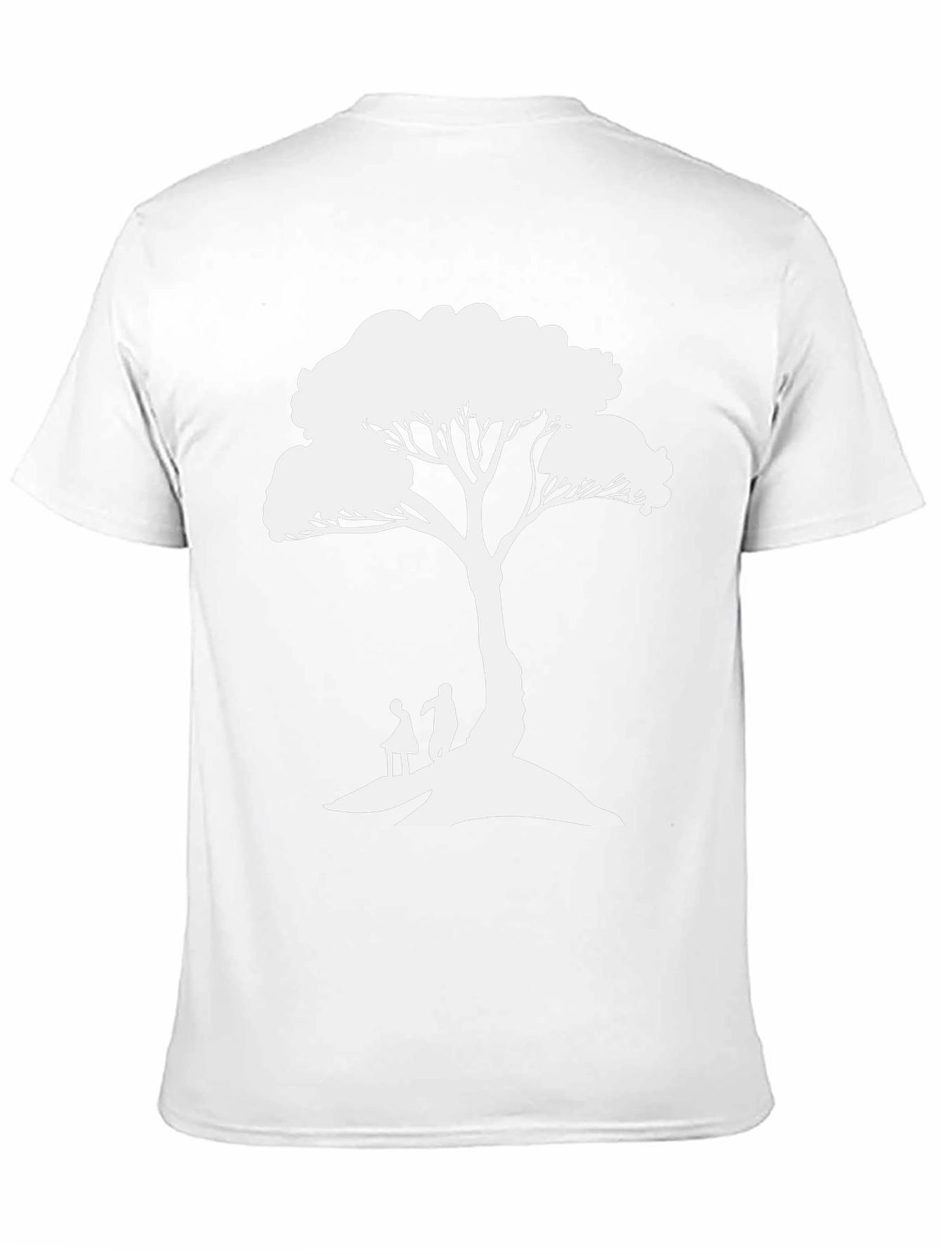 Tree Silhouette Graphic Tee - Unisex Black T-Shirt