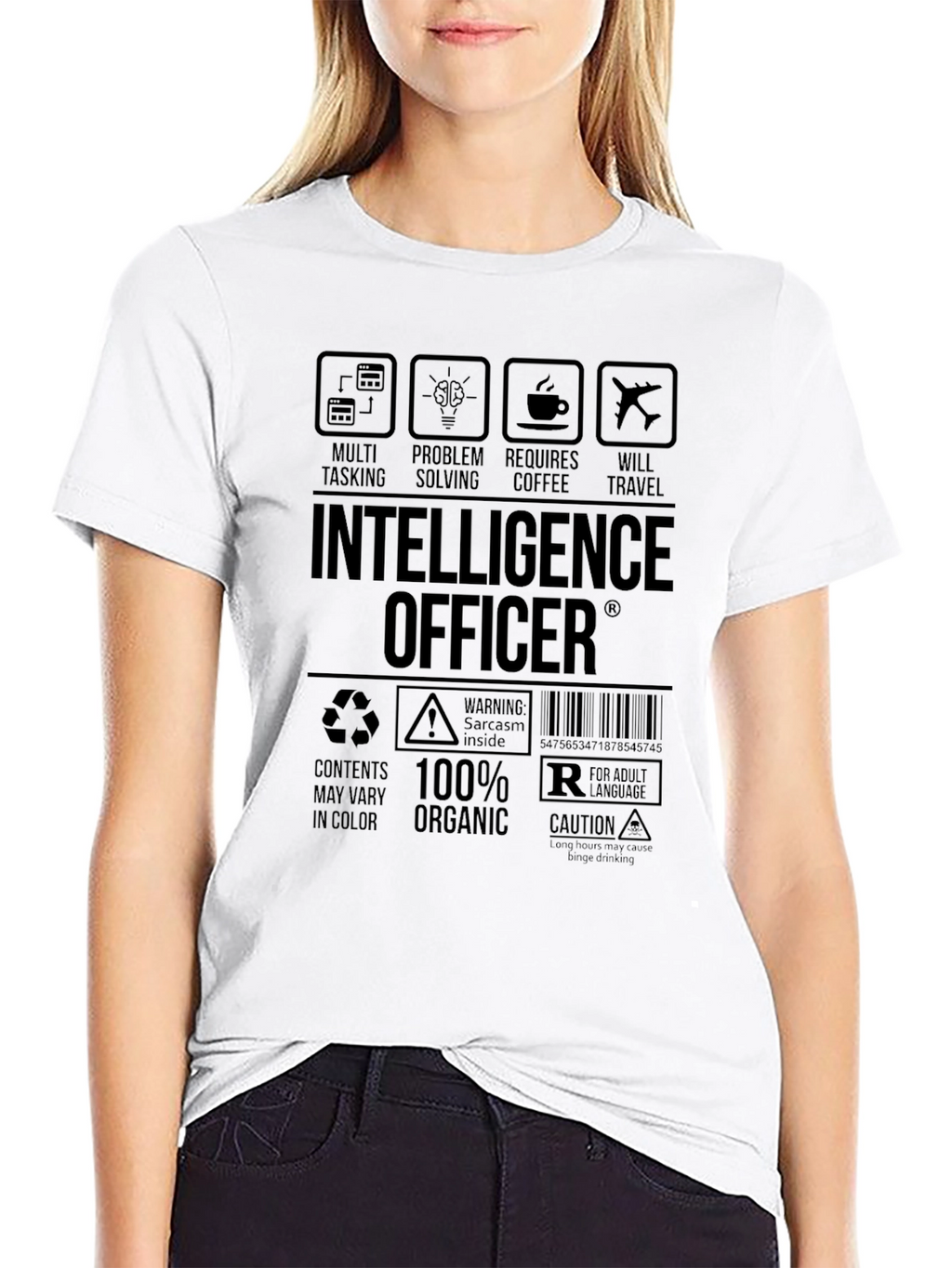 Intelligence Officer T-Shirt - Multi-Tasking Problem-Solving