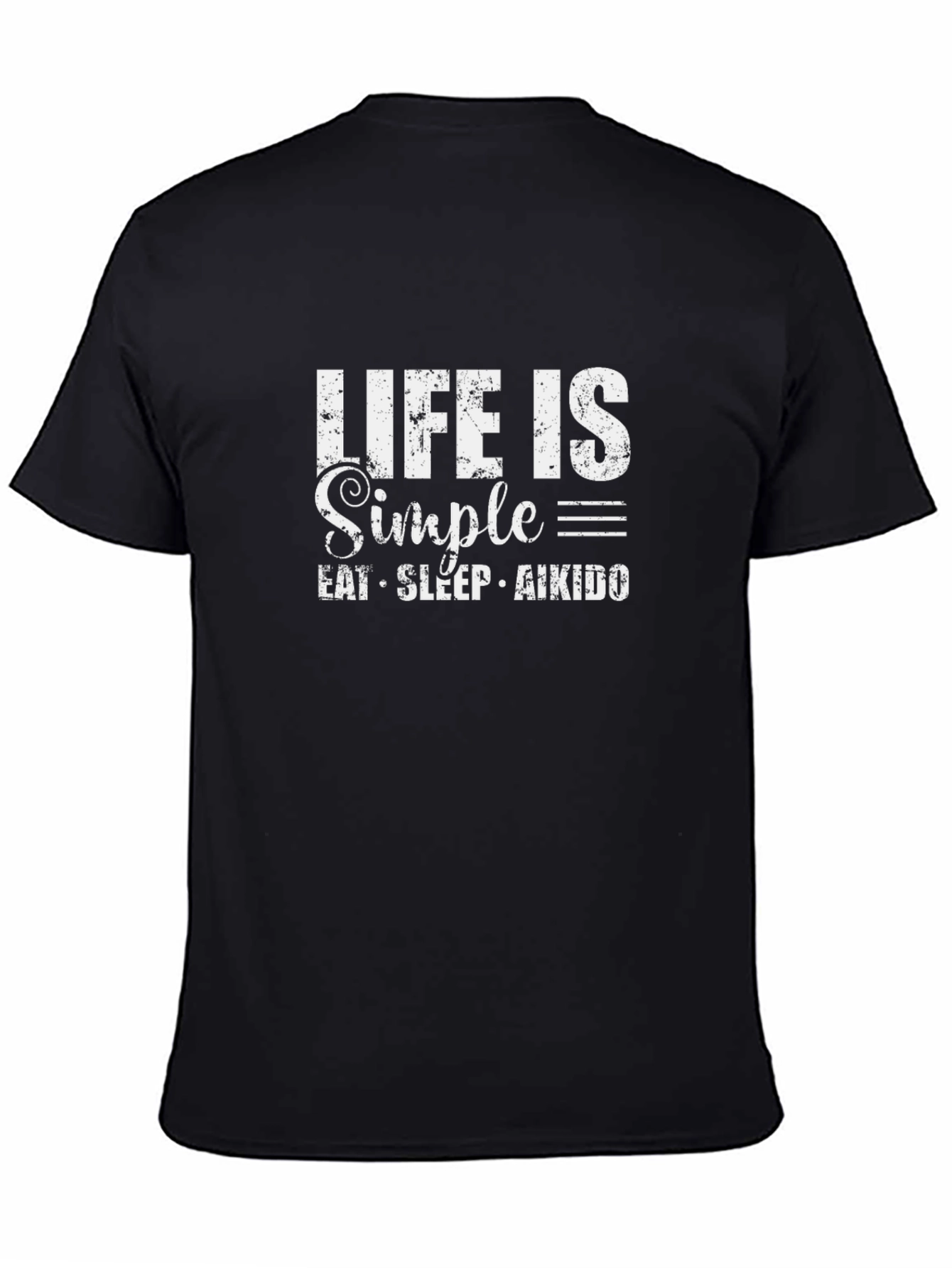 Life is Simple Eat Sleep Aikido T-Shirt
