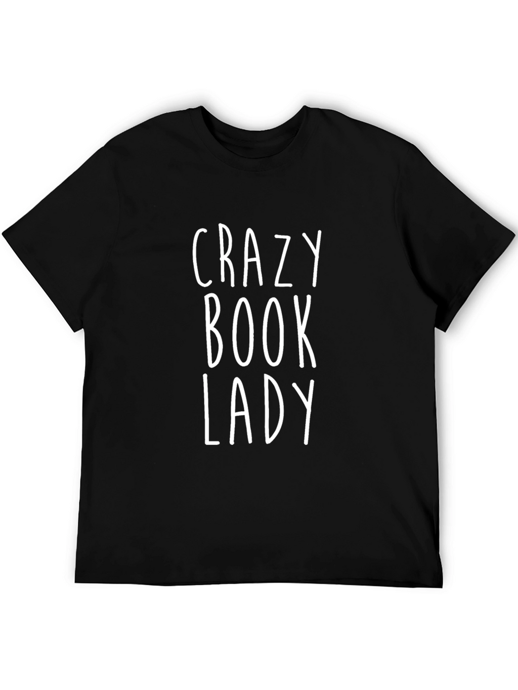 Crazy Book Lady T-Shirt - Novelty Tee