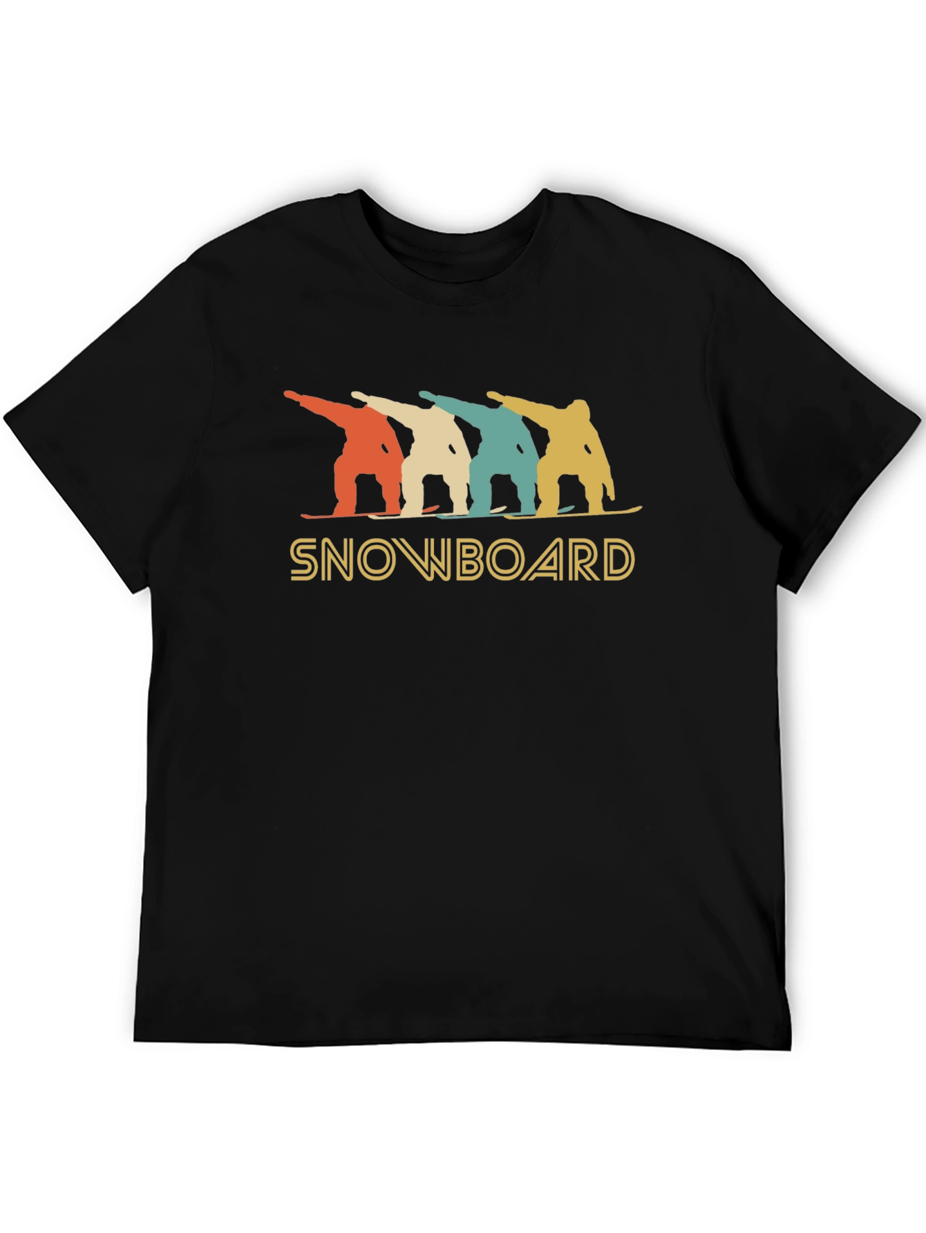 Vintage Snowboard T-Shirt - Retro Snowboarding Tee