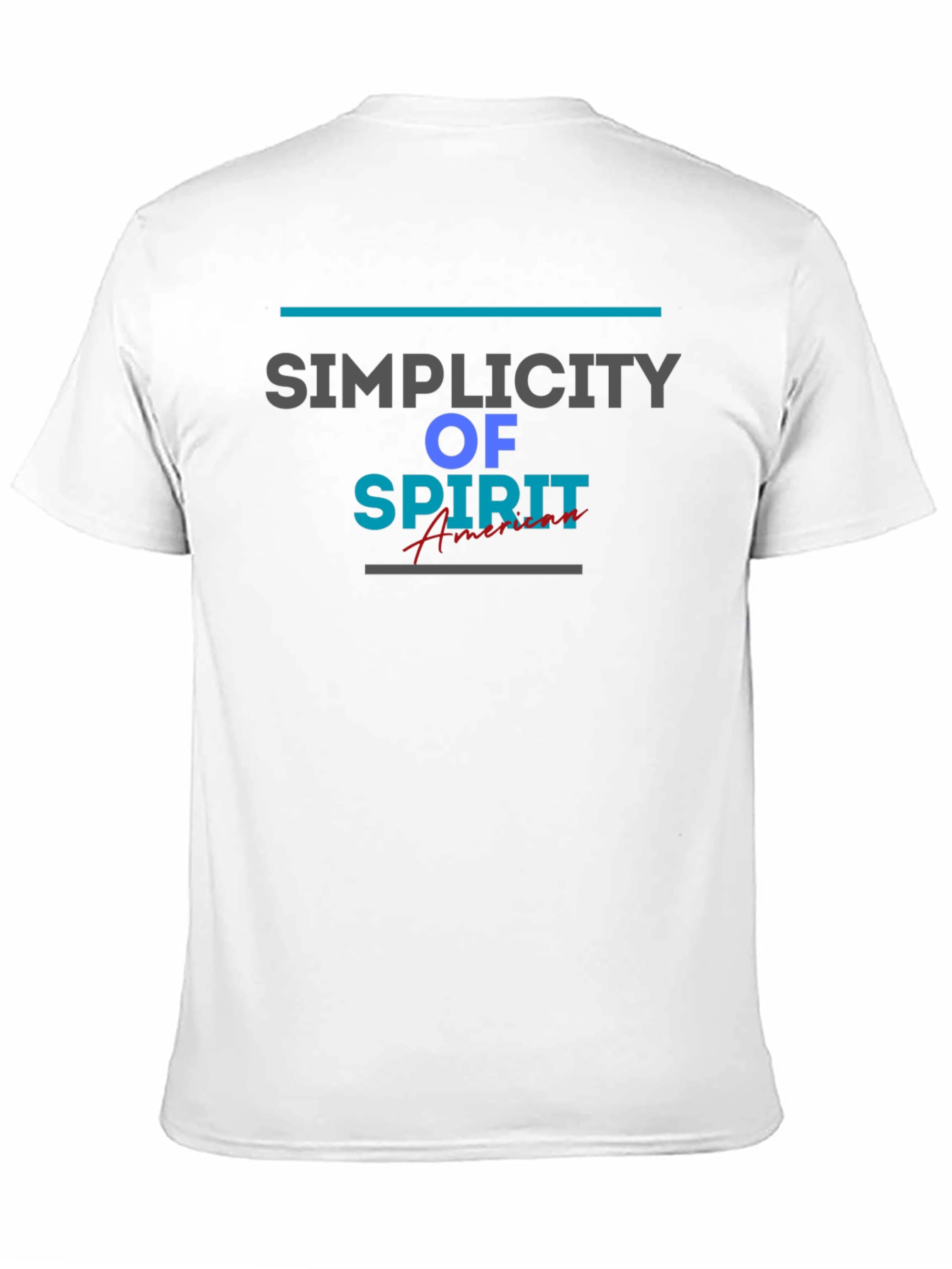 Simplicity of Spirit Graphic Tee - Stylish Mens T-Shirt