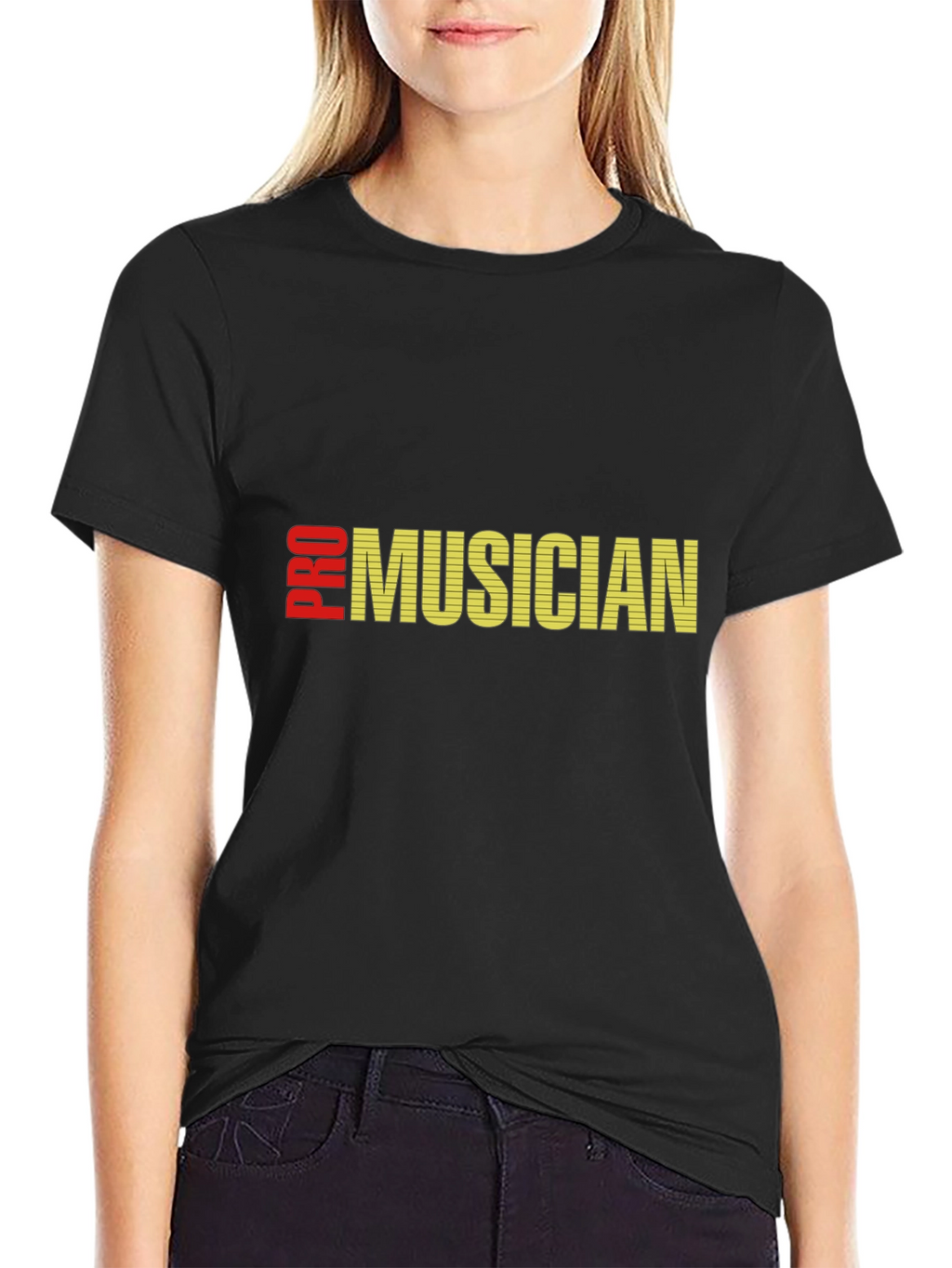 Pro Musician Black T-Shirt - Music Lover Tee