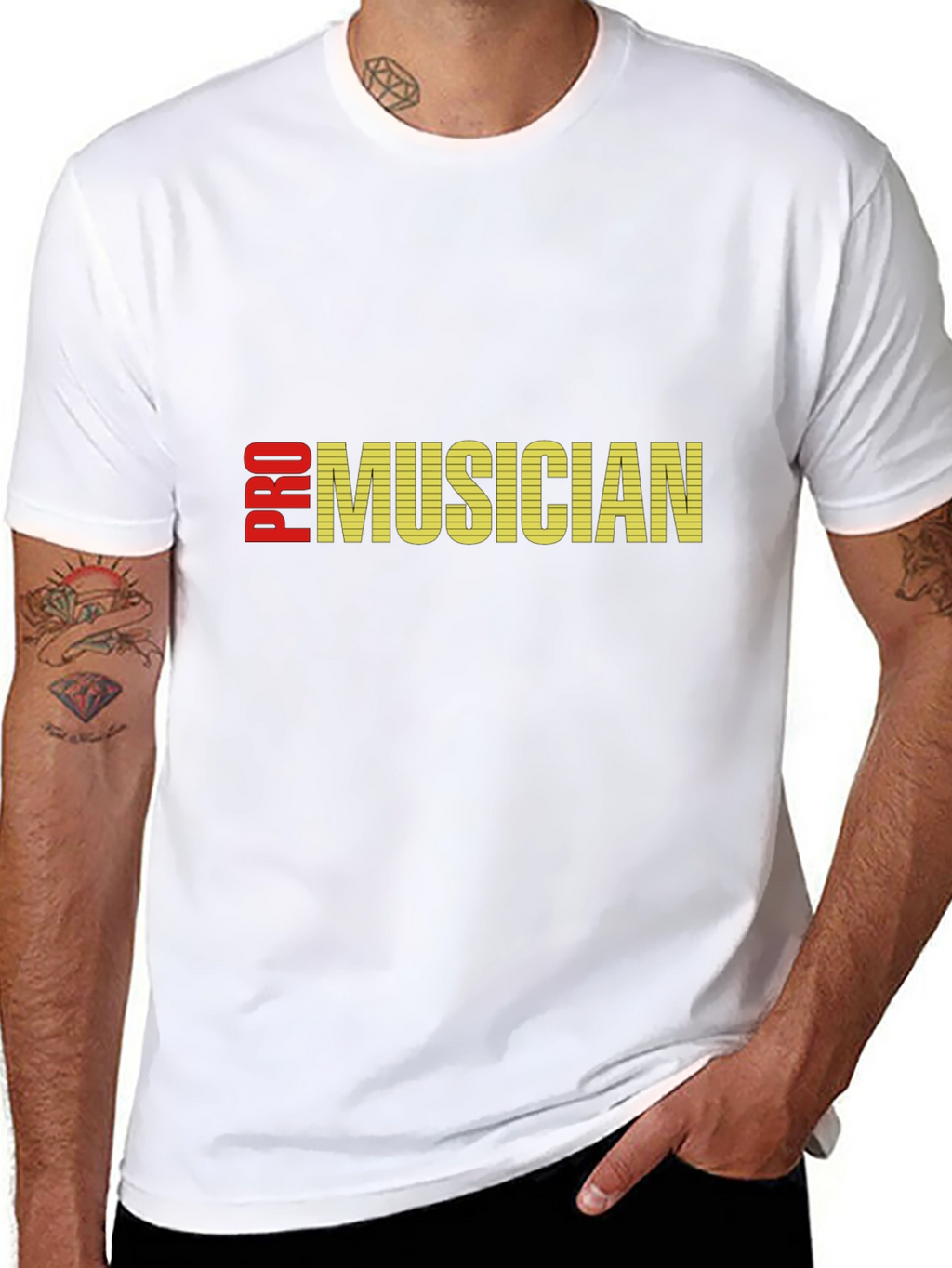 Pro Musician Black T-Shirt - Music Lover Tee