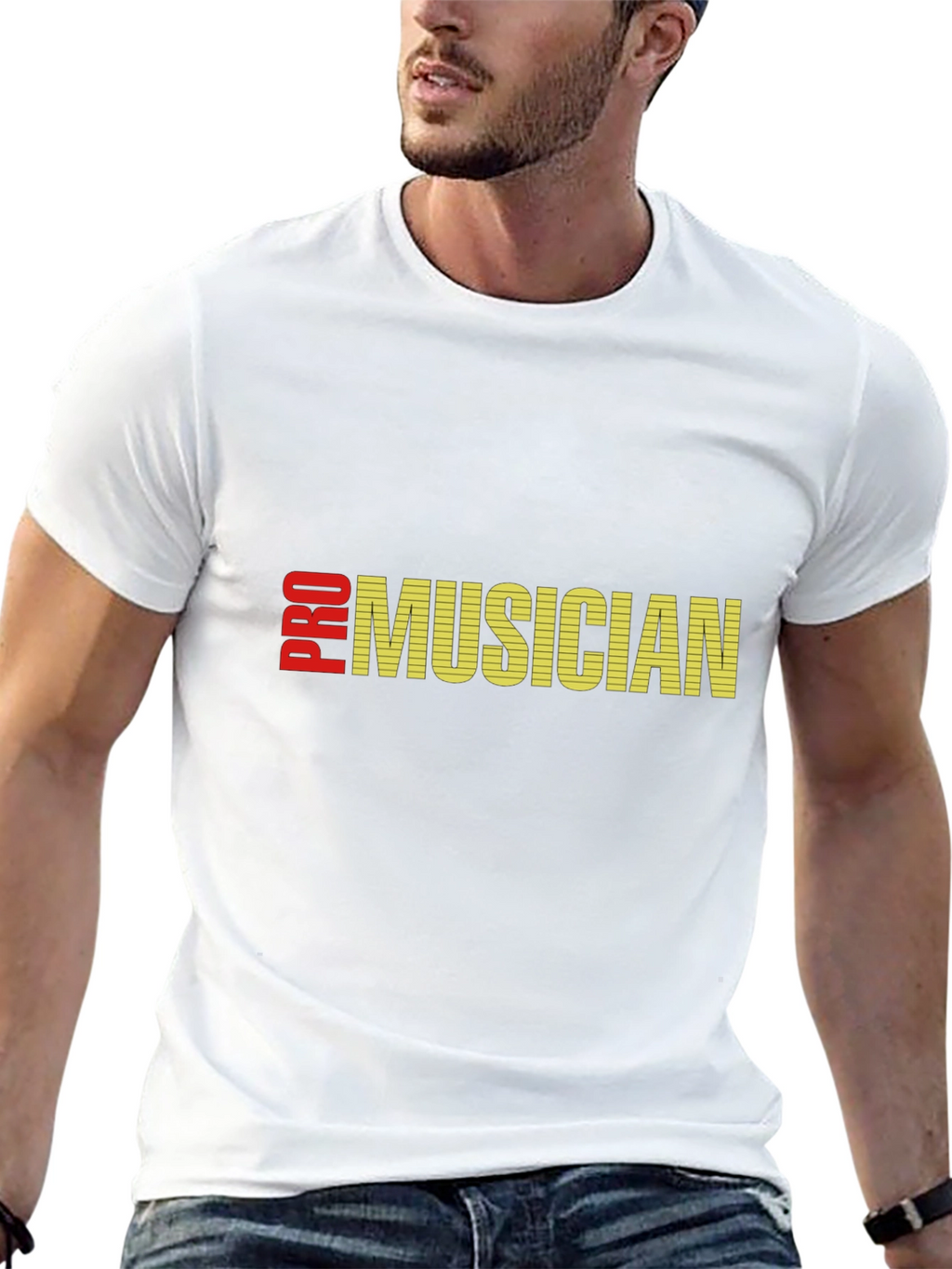 Pro Musician Black T-Shirt - Music Lover Tee