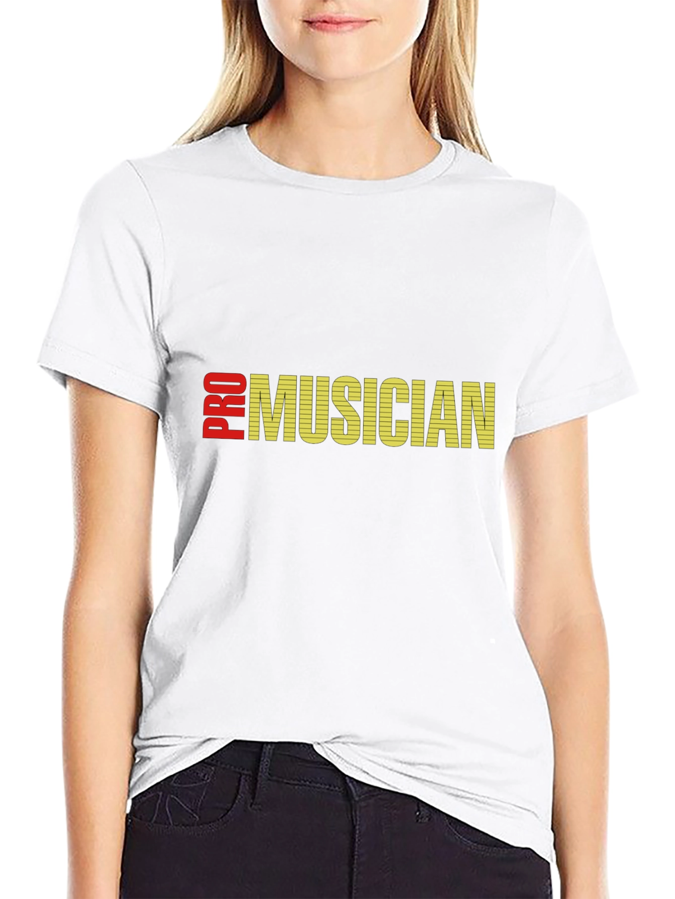 Pro Musician Black T-Shirt - Music Lover Tee