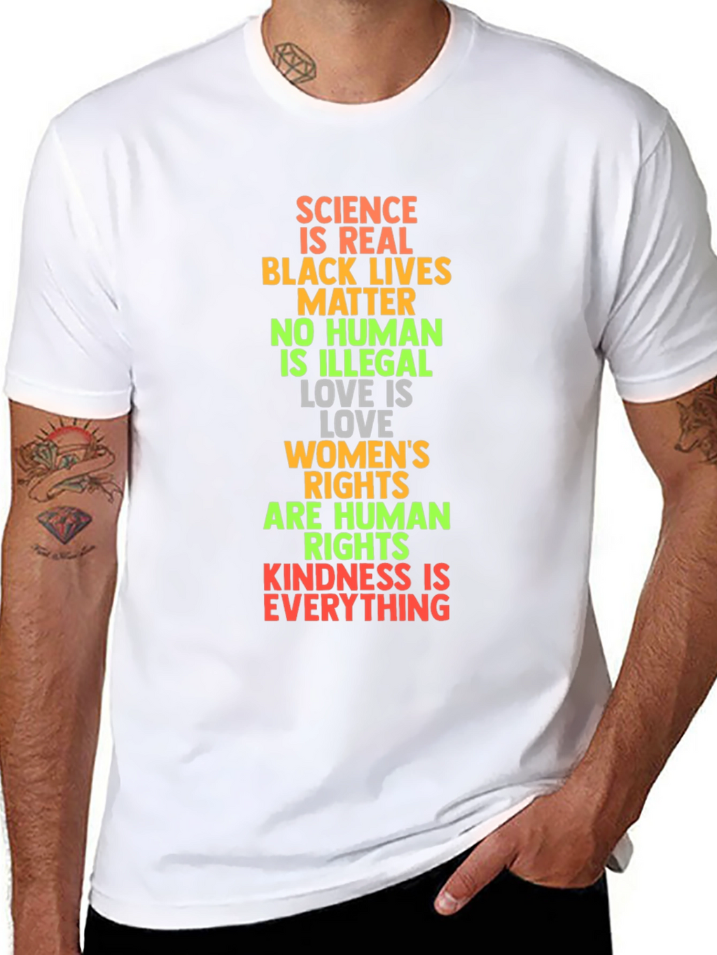 Equality Message Graphic Tee - Science is Real