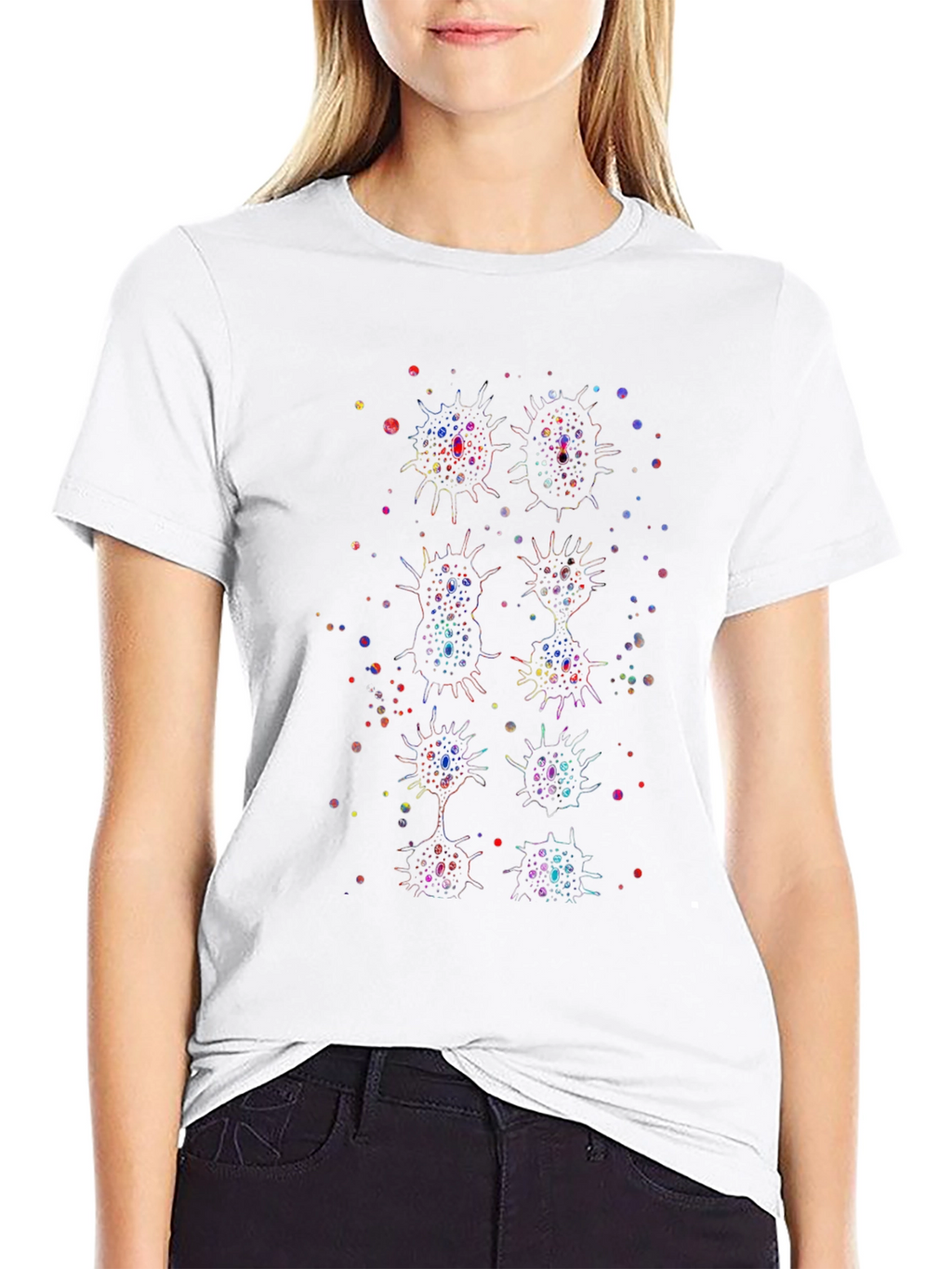 Neuron Graphic Black T-Shirt