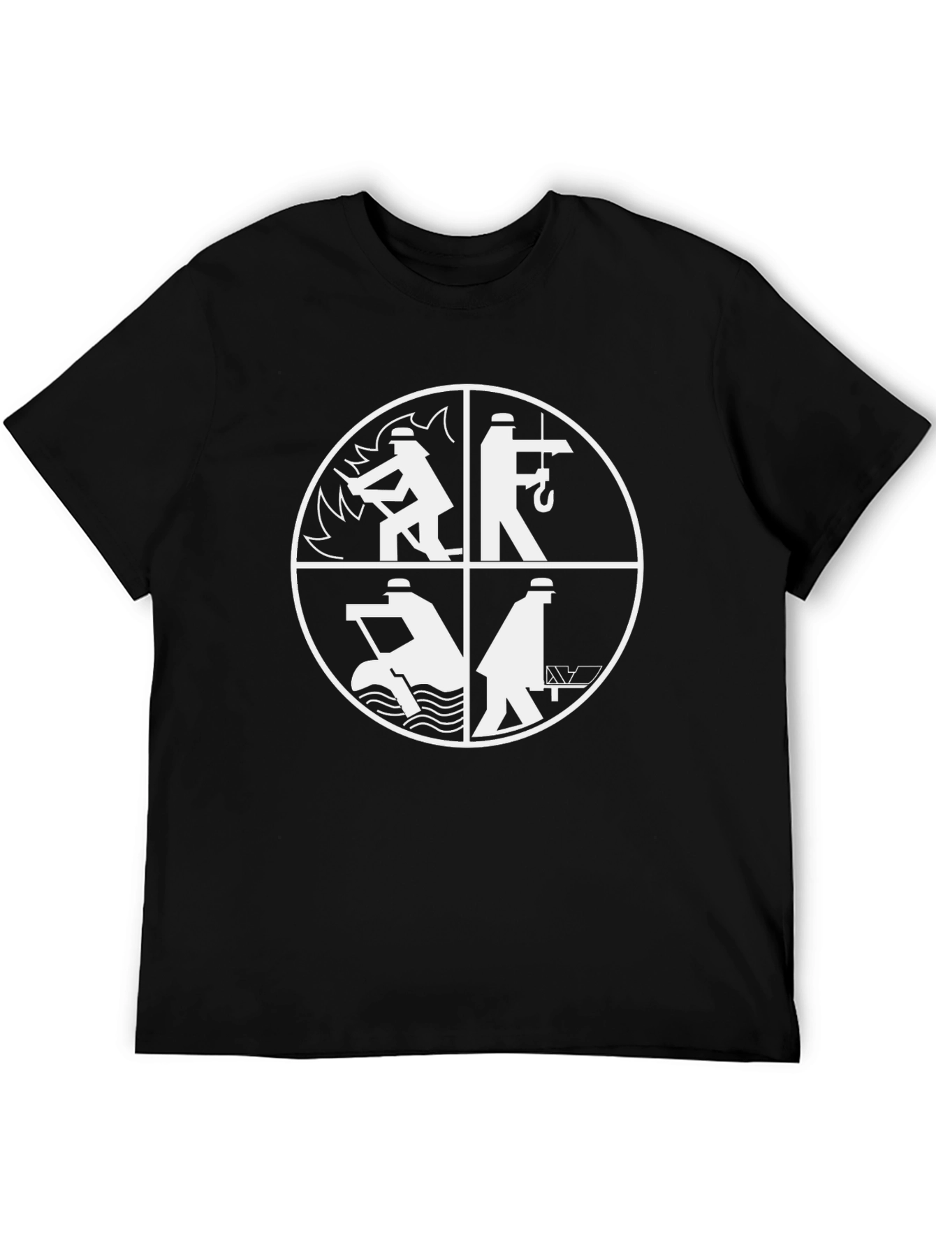Professions Graphic T-Shirt - Black